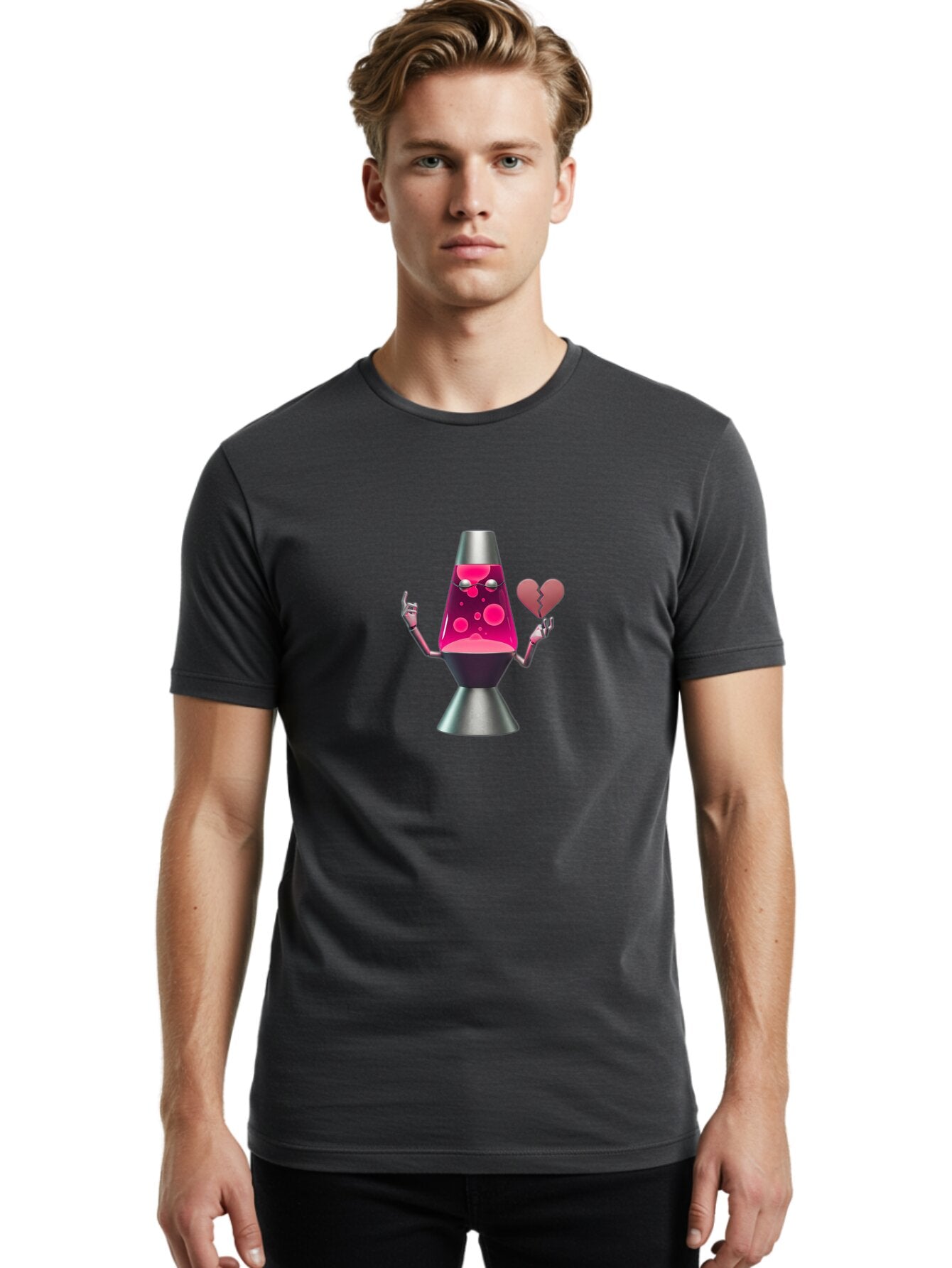 Lava-Lamp-With-Broken-Heart Men'S Graphic Tee, 100% Cotton, Comfortable Casual Summer Wear, Machine Washable, Vintage Camera, Old Camera, Antique Camera, Black Camera, Classic Photography, Photography Equipment, Nostalgic Device, Film Camera, Bar069 29