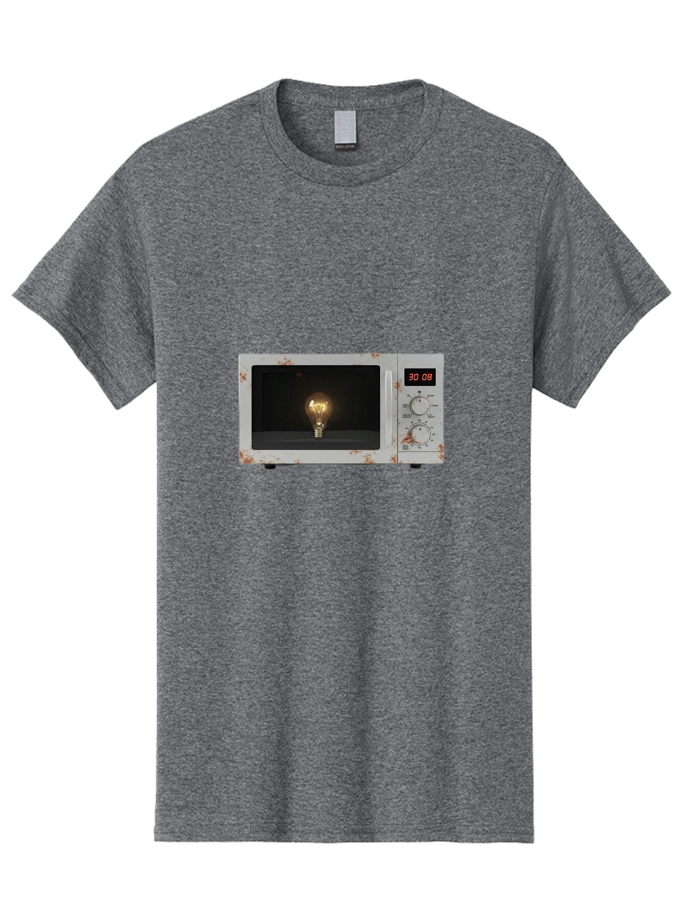 Light-Bulb-In-Microwave Men'S Graphic Tee, 100% Cotton, Comfortable Casual Summer Wear, Machine Washable, Vintage Camera, Old Camera, Antique Camera, Black Camera, Classic Photography, Photography Equipment, Nostalgic Device, Film Camera, Bar075 7