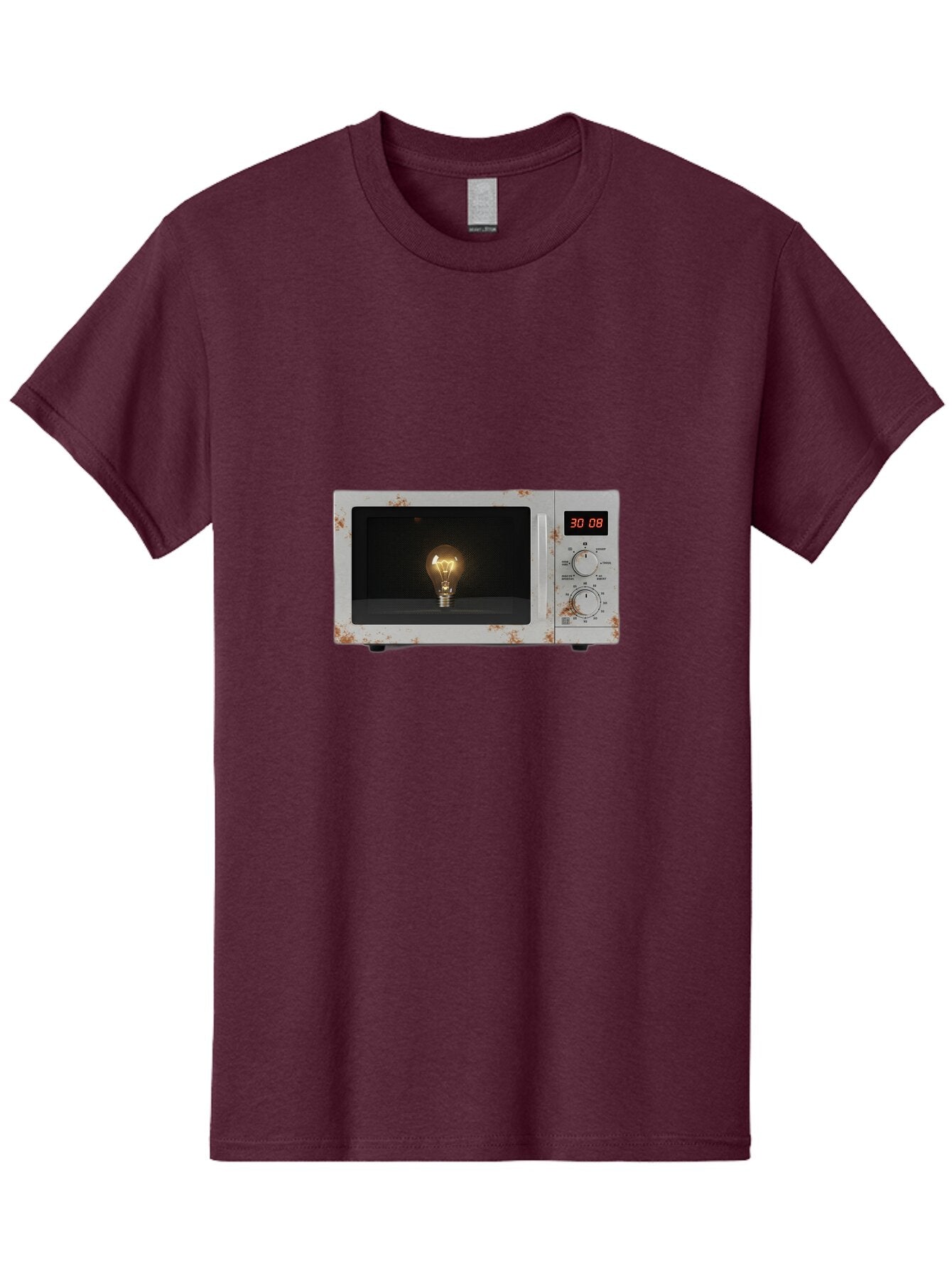 Light-Bulb-In-Microwave Men'S Graphic Tee, 100% Cotton, Comfortable Casual Summer Wear, Machine Washable, Vintage Camera, Old Camera, Antique Camera, Black Camera, Classic Photography, Photography Equipment, Nostalgic Device, Film Camera, Bar075 8