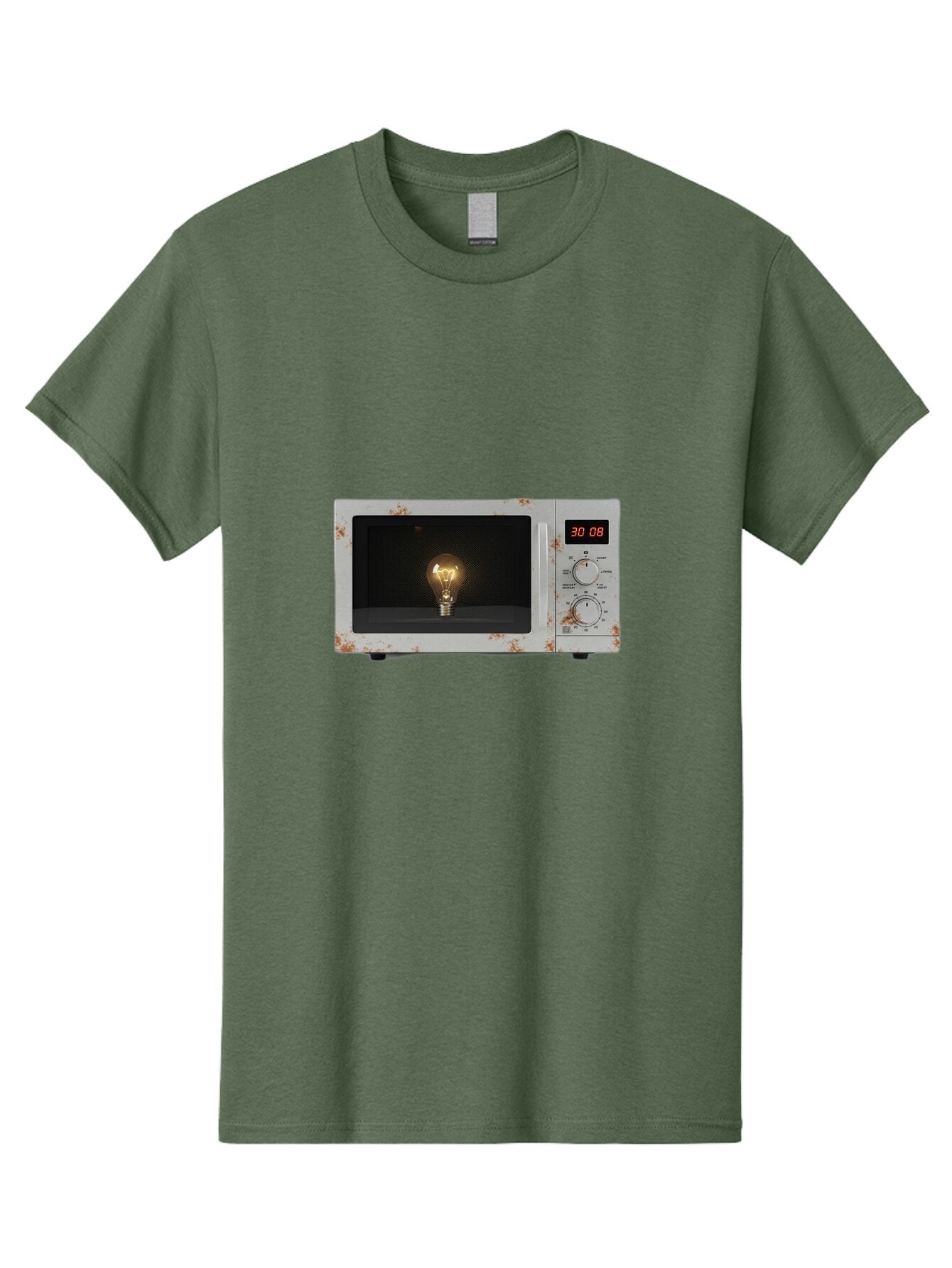 Light-Bulb-In-Microwave Men'S Graphic Tee, 100% Cotton, Comfortable Casual Summer Wear, Machine Washable, Vintage Camera, Old Camera, Antique Camera, Black Camera, Classic Photography, Photography Equipment, Nostalgic Device, Film Camera, Bar075 12