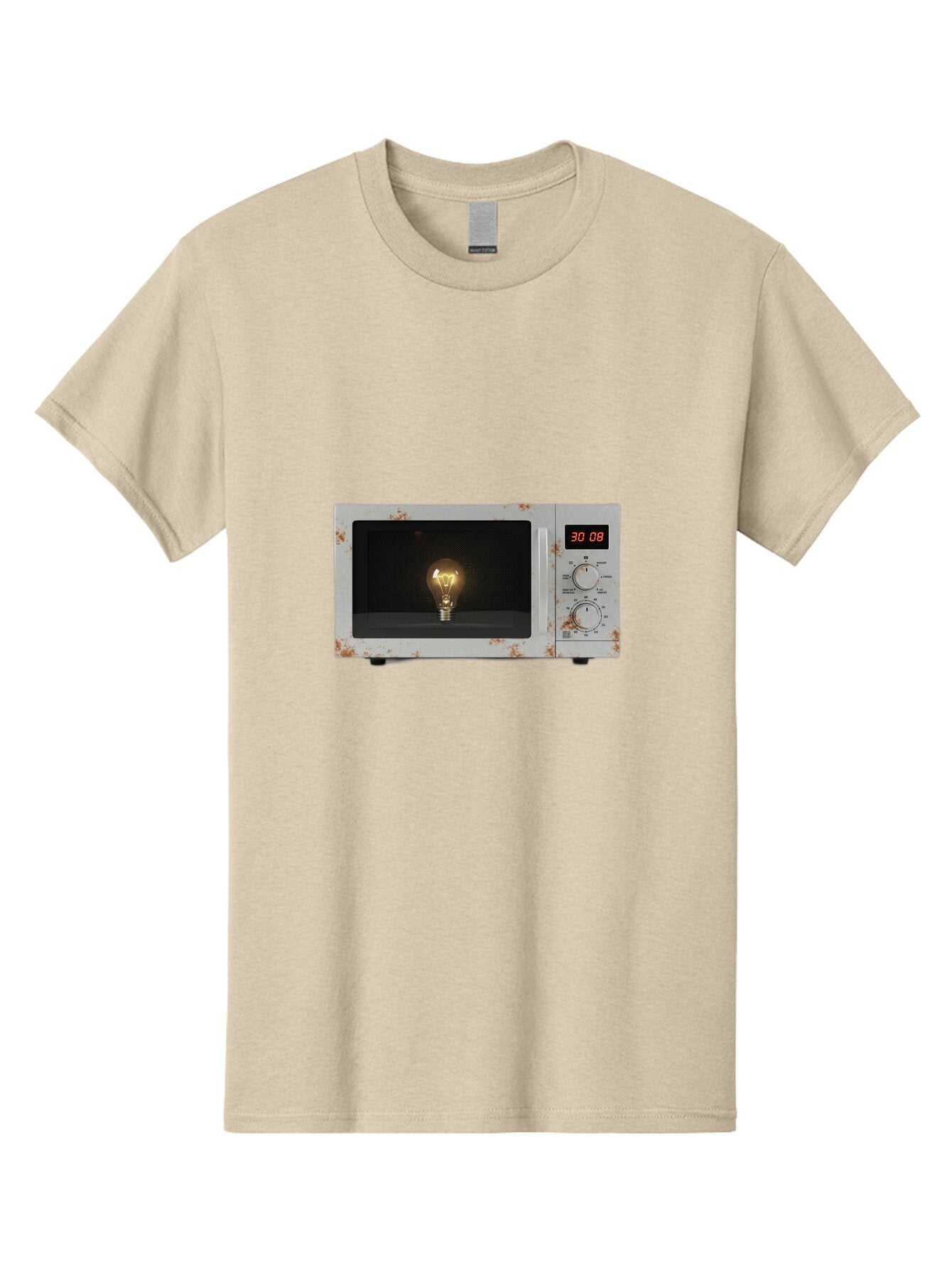 Light-Bulb-In-Microwave Men'S Graphic Tee, 100% Cotton, Comfortable Casual Summer Wear, Machine Washable, Vintage Camera, Old Camera, Antique Camera, Black Camera, Classic Photography, Photography Equipment, Nostalgic Device, Film Camera, Bar075 15