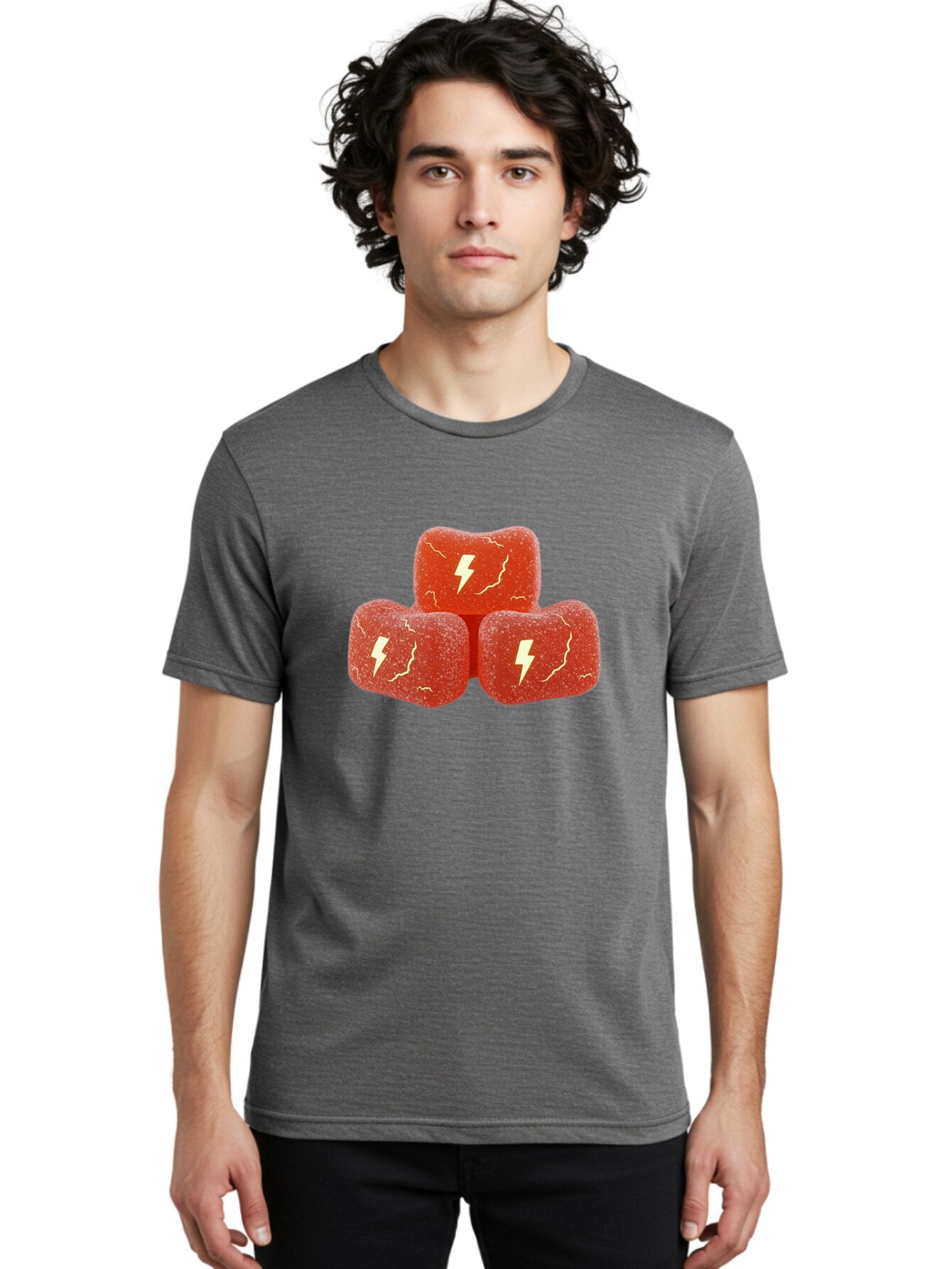 Lightning-Bolt-Gummies Men'S Graphic Tee, 100% Cotton, Comfortable Casual Summer Wear, Machine Washable, Vintage Camera, Old Camera, Antique Camera, Black Camera, Classic Photography, Photography Equipment, Nostalgic Device, Film Camera, Bar076 21