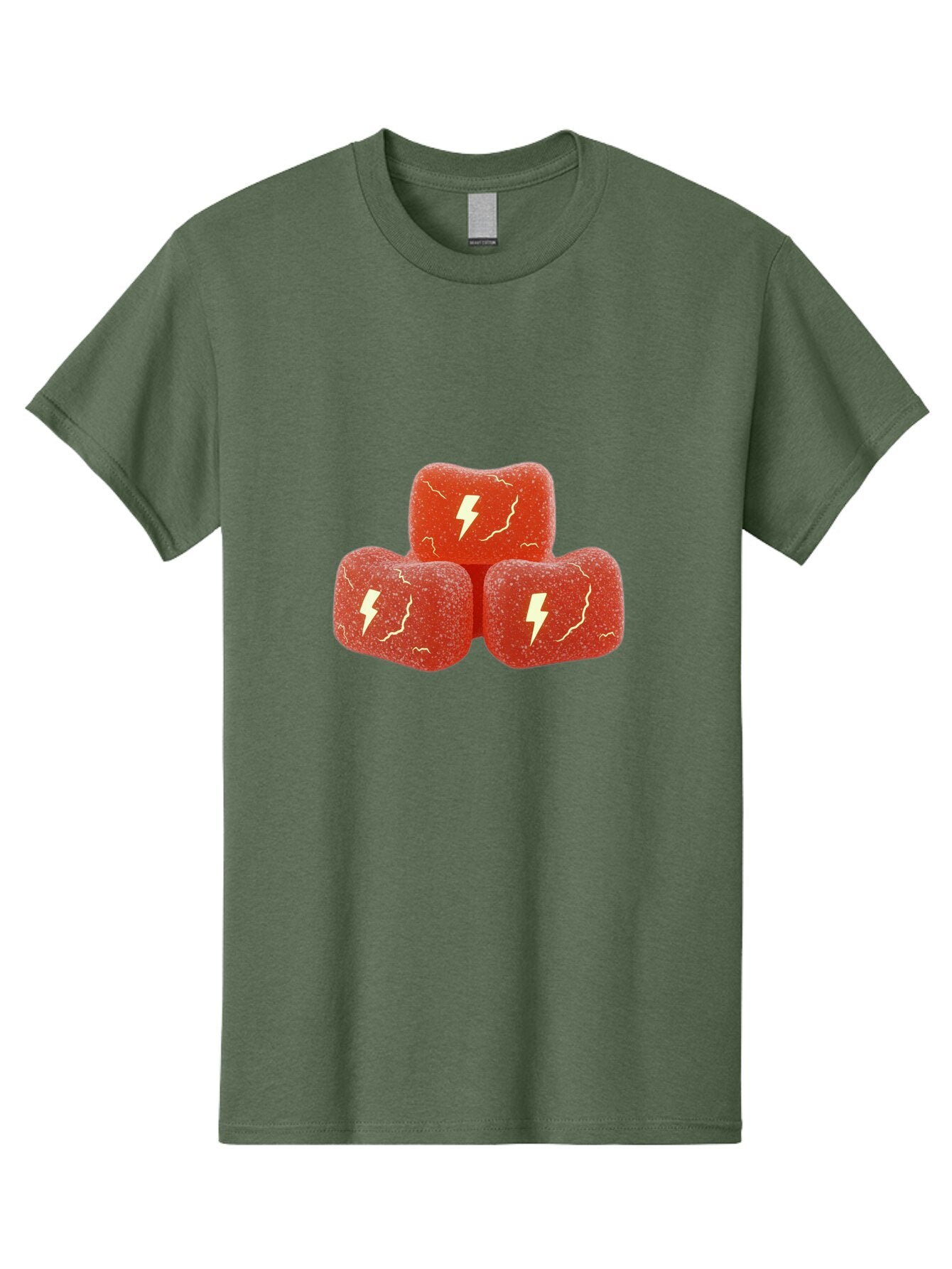 Lightning-Bolt-Gummies Men'S Graphic Tee, 100% Cotton, Comfortable Casual Summer Wear, Machine Washable, Vintage Camera, Old Camera, Antique Camera, Black Camera, Classic Photography, Photography Equipment, Nostalgic Device, Film Camera, Bar076 7