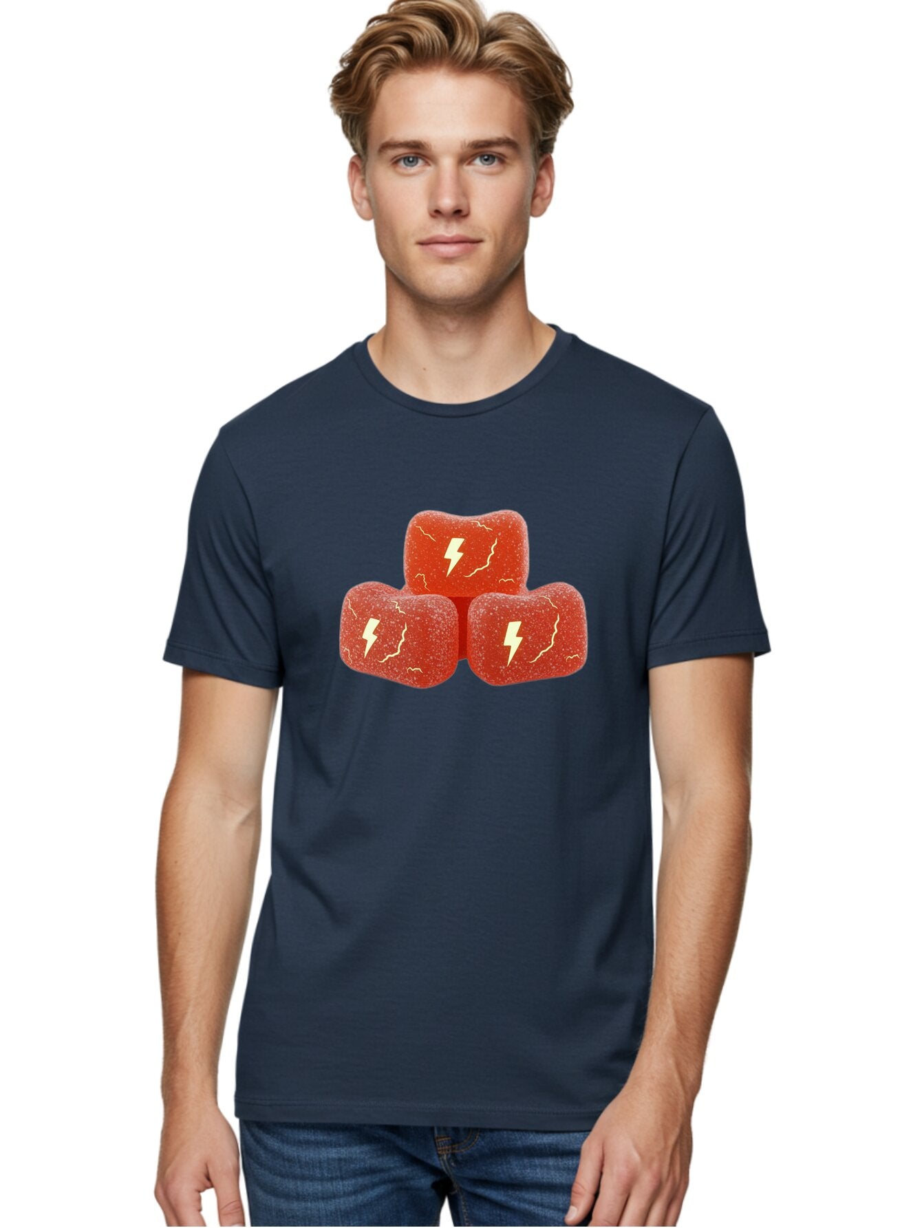 Lightning-Bolt-Gummies Men'S Graphic Tee, 100% Cotton, Comfortable Casual Summer Wear, Machine Washable, Vintage Camera, Old Camera, Antique Camera, Black Camera, Classic Photography, Photography Equipment, Nostalgic Device, Film Camera, Bar076 26
