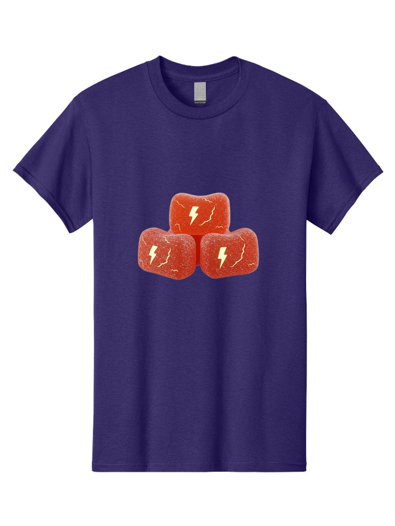 Lightning-Bolt-Gummies Men'S Graphic Tee, 100% Cotton, Comfortable Casual Summer Wear, Machine Washable, Vintage Camera, Old Camera, Antique Camera, Black Camera, Classic Photography, Photography Equipment, Nostalgic Device, Film Camera, Bar076 1