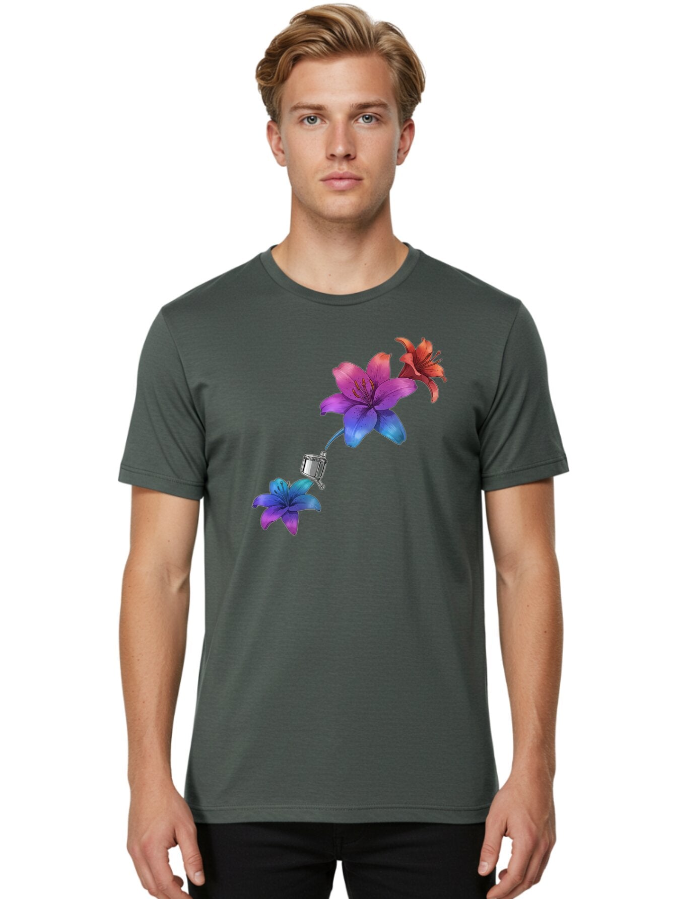 Lily Men'S Graphic Tee, 100% Cotton, Comfortable Casual Summer Wear, Machine Washable, Vintage Camera, Old Camera, Antique Camera, Black Camera, Classic Photography, Photography Equipment, Nostalgic Device, Film Camera, Camera Art Bar078 25
