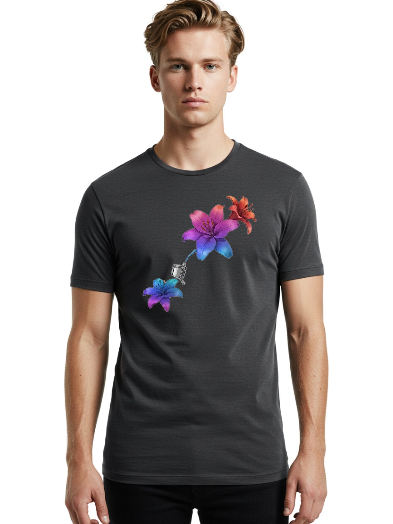 Lily Men'S Graphic Tee, 100% Cotton, Comfortable Casual Summer Wear, Machine Washable, Vintage Camera, Old Camera, Antique Camera, Black Camera, Classic Photography, Photography Equipment, Nostalgic Device, Film Camera, Camera Art Bar078 30