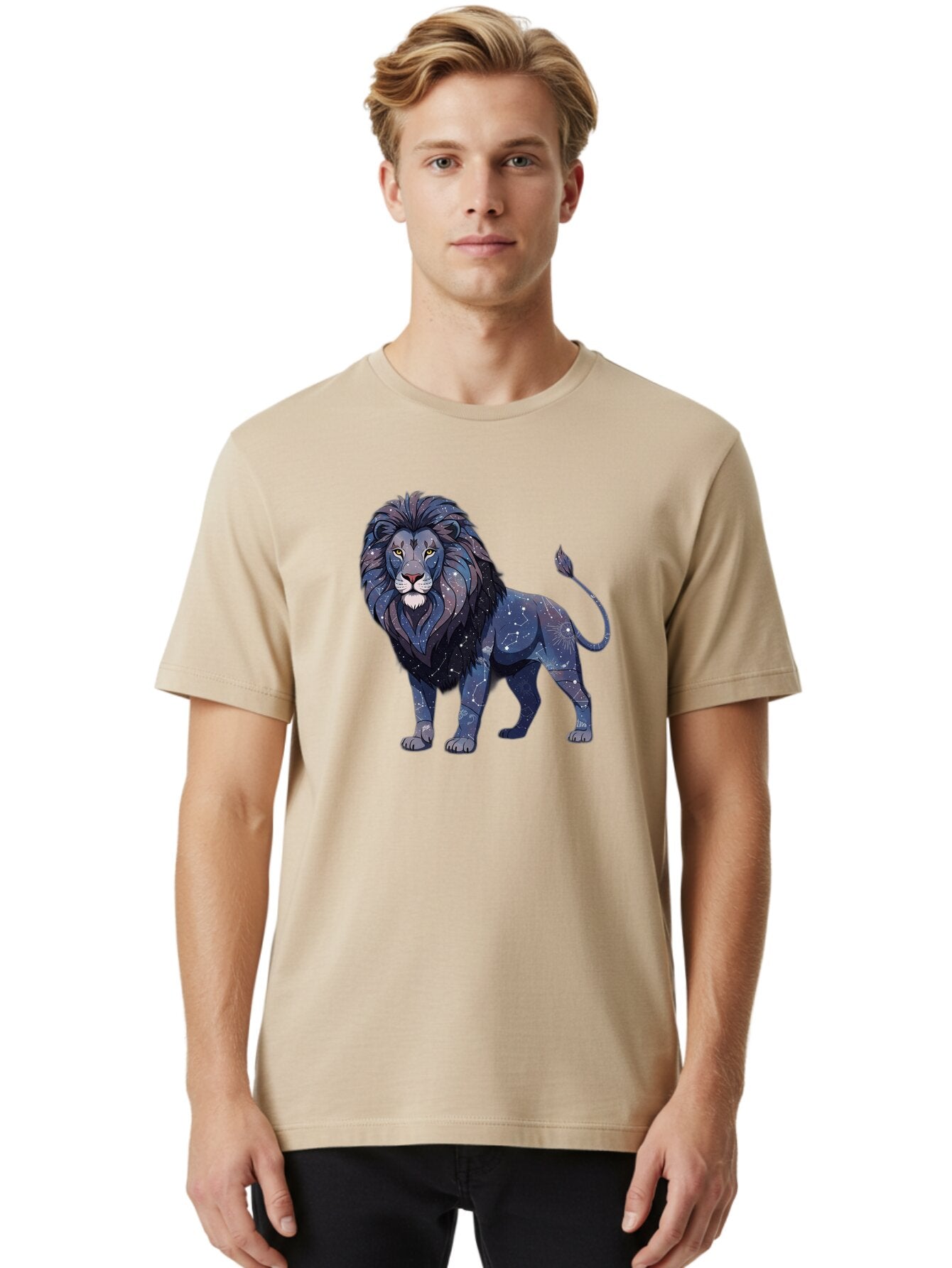 Lion-Constellation Men'S Graphic Tee, 100% Cotton, Comfortable Casual Summer Wear, Machine Washable, Vintage Camera, Old Camera, Antique Camera, Black Camera, Classic Photography, Photography Equipment, Nostalgic Device, Film Camera, Bar080 20