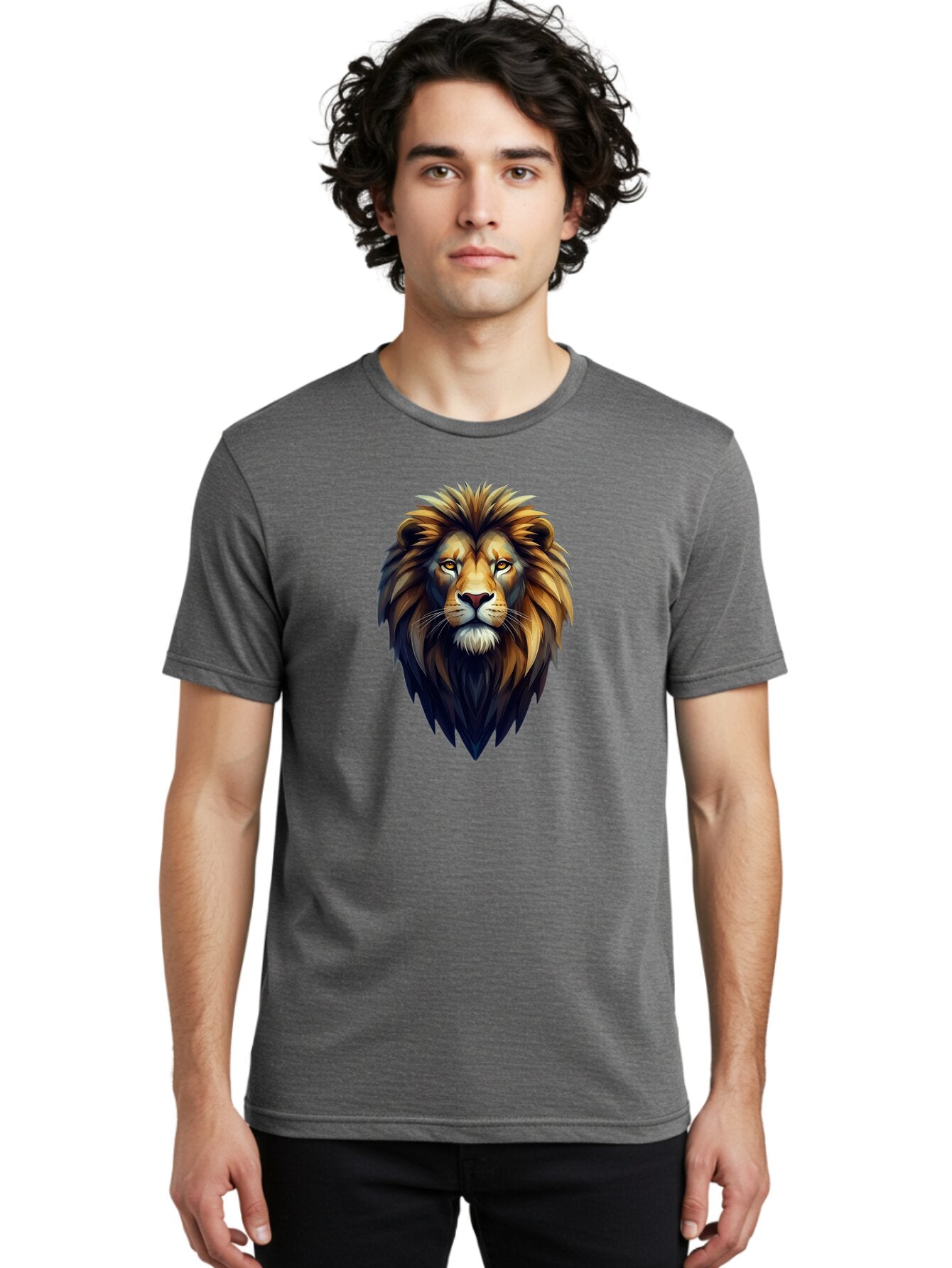 Lion-Head-1 Men'S Graphic Tee, 100% Cotton, Comfortable Casual Summer Wear, Machine Washable, Vintage Camera, Old Camera, Antique Camera, Black Camera, Classic Photography, Photography Equipment, Nostalgic Device, Film Camera, Camera Art Bar082 22
