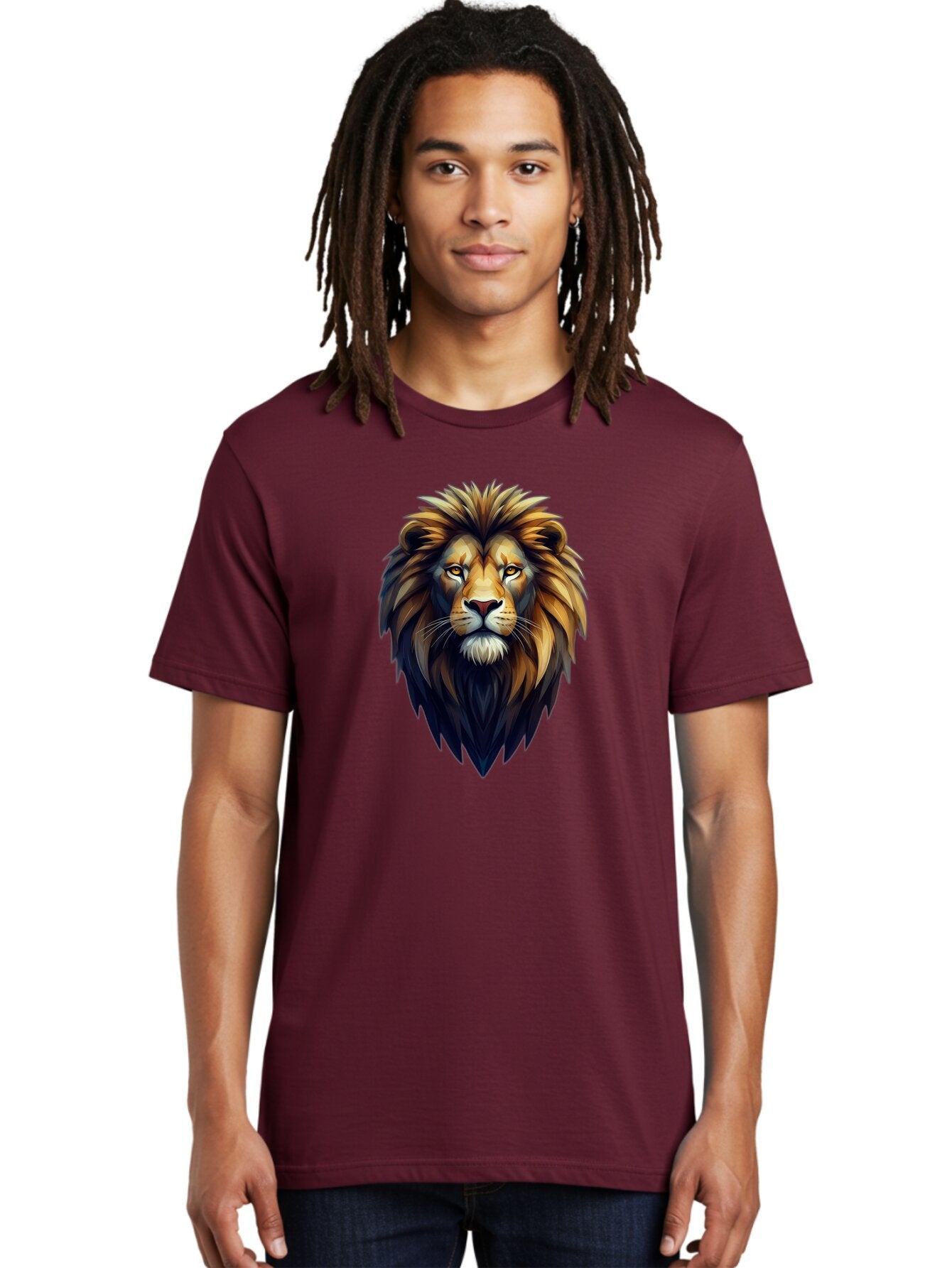 Lion-Head-1 Men'S Graphic Tee, 100% Cotton, Comfortable Casual Summer Wear, Machine Washable, Vintage Camera, Old Camera, Antique Camera, Black Camera, Classic Photography, Photography Equipment, Nostalgic Device, Film Camera, Camera Art Bar082 23