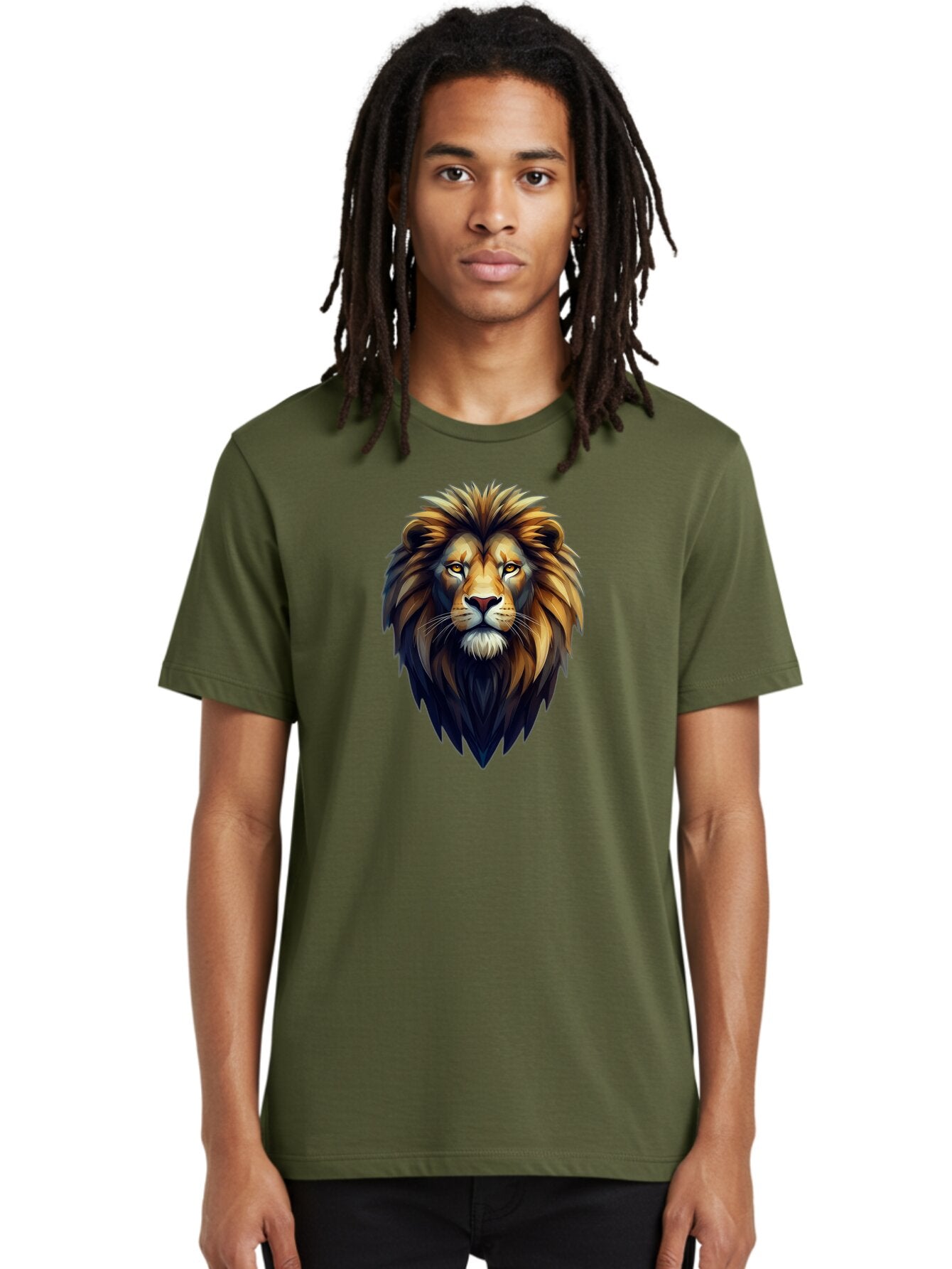 Lion-Head-1 Men'S Graphic Tee, 100% Cotton, Comfortable Casual Summer Wear, Machine Washable, Vintage Camera, Old Camera, Antique Camera, Black Camera, Classic Photography, Photography Equipment, Nostalgic Device, Film Camera, Camera Art Bar082 25