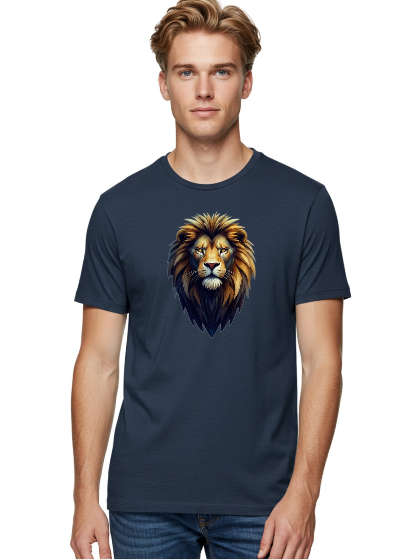 Lion-Head-1 Men'S Graphic Tee, 100% Cotton, Comfortable Casual Summer Wear, Machine Washable, Vintage Camera, Old Camera, Antique Camera, Black Camera, Classic Photography, Photography Equipment, Nostalgic Device, Film Camera, Camera Art Bar082 24