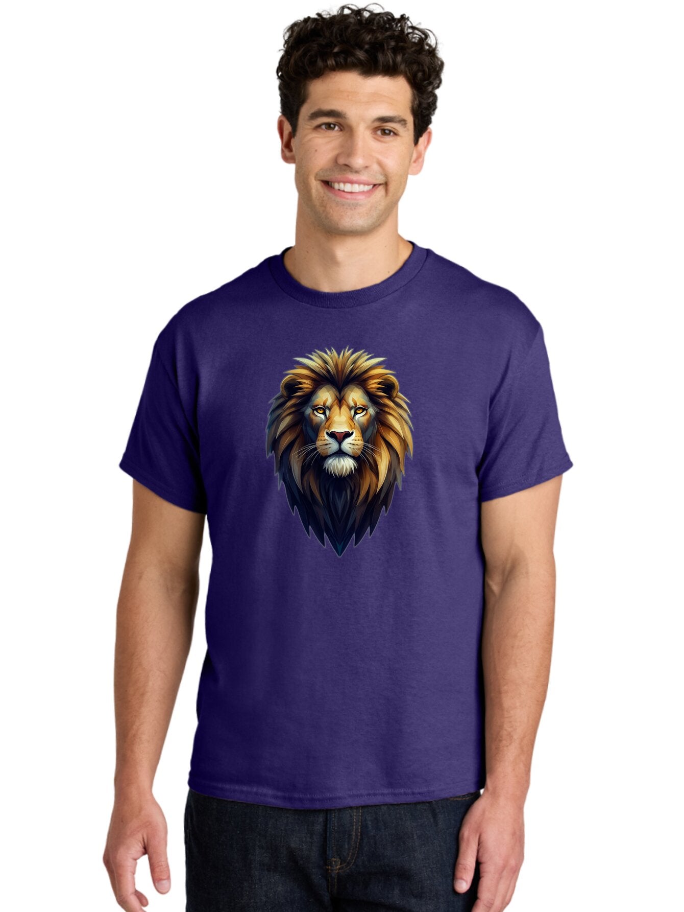 Lion-Head-1 Men'S Graphic Tee, 100% Cotton, Comfortable Casual Summer Wear, Machine Washable, Vintage Camera, Old Camera, Antique Camera, Black Camera, Classic Photography, Photography Equipment, Nostalgic Device, Film Camera, Camera Art Bar082 17