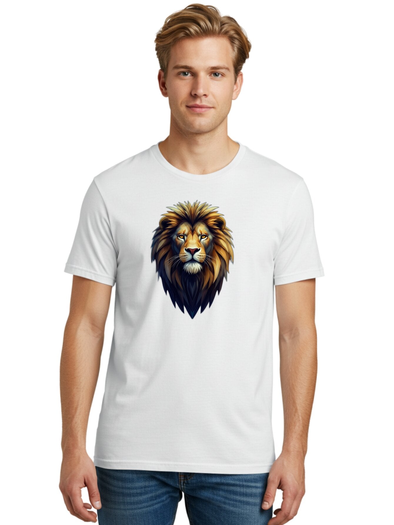 Lion-Head-1 Men'S Graphic Tee, 100% Cotton, Comfortable Casual Summer Wear, Machine Washable, Vintage Camera, Old Camera, Antique Camera, Black Camera, Classic Photography, Photography Equipment, Nostalgic Device, Film Camera, Camera Art Bar082 26