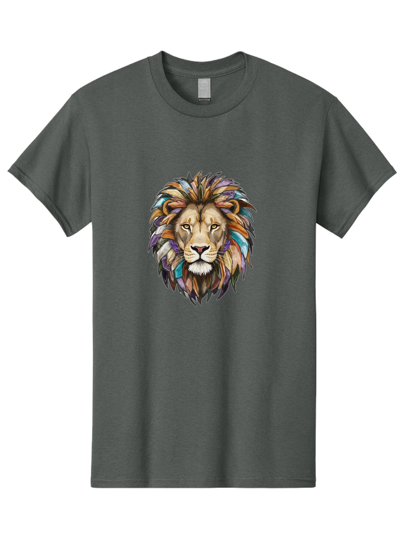 Lion-Head-2 Men'S Graphic Tee, 100% Cotton, Comfortable Casual Summer Wear, Machine Washable, Vintage Camera, Old Camera, Antique Camera, Black Camera, Classic Photography, Photography Equipment, Nostalgic Device, Film Camera, Camera Art Bar083 3