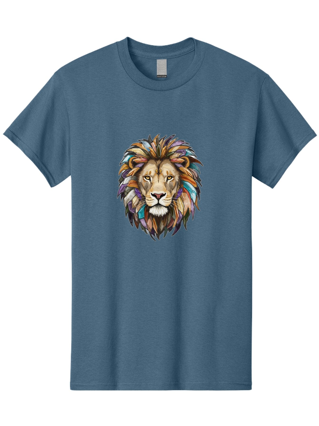 Lion-Head-2 Men'S Graphic Tee, 100% Cotton, Comfortable Casual Summer Wear, Machine Washable, Vintage Camera, Old Camera, Antique Camera, Black Camera, Classic Photography, Photography Equipment, Nostalgic Device, Film Camera, Camera Art Bar083 2