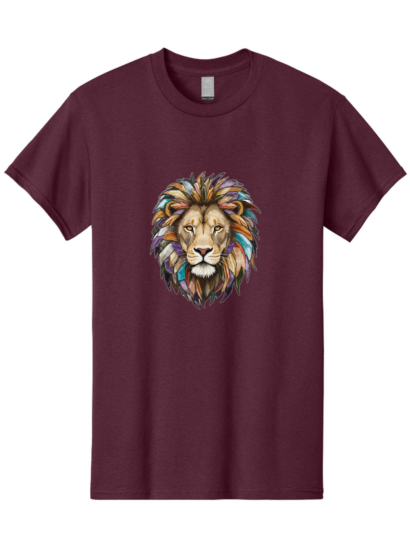 Lion-Head-2 Men'S Graphic Tee, 100% Cotton, Comfortable Casual Summer Wear, Machine Washable, Vintage Camera, Old Camera, Antique Camera, Black Camera, Classic Photography, Photography Equipment, Nostalgic Device, Film Camera, Camera Art Bar083 12