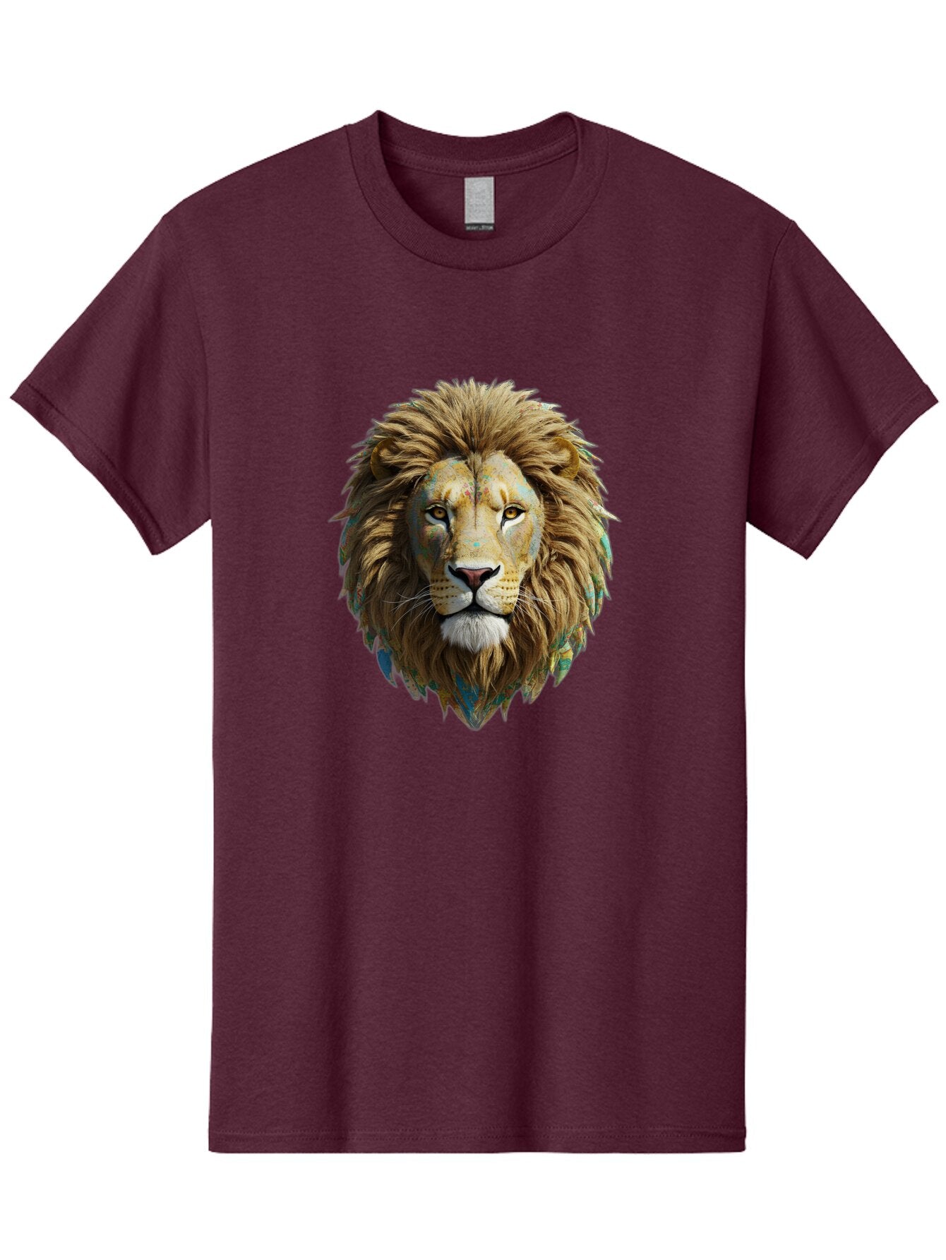 Lion-Head-3 Men'S Graphic Tee, 100% Cotton, Comfortable Casual Summer Wear, Machine Washable, Vintage Camera, Old Camera, Antique Camera, Black Camera, Classic Photography, Photography Equipment, Nostalgic Device, Film Camera, Camera Art Bar084 3