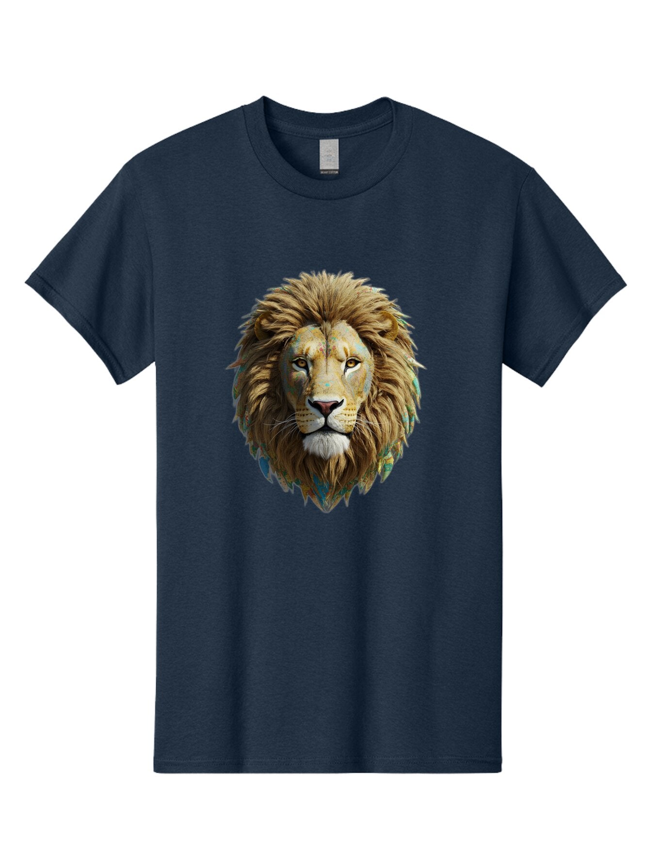Lion-Head-3 Men'S Graphic Tee, 100% Cotton, Comfortable Casual Summer Wear, Machine Washable, Vintage Camera, Old Camera, Antique Camera, Black Camera, Classic Photography, Photography Equipment, Nostalgic Device, Film Camera, Camera Art Bar084 10