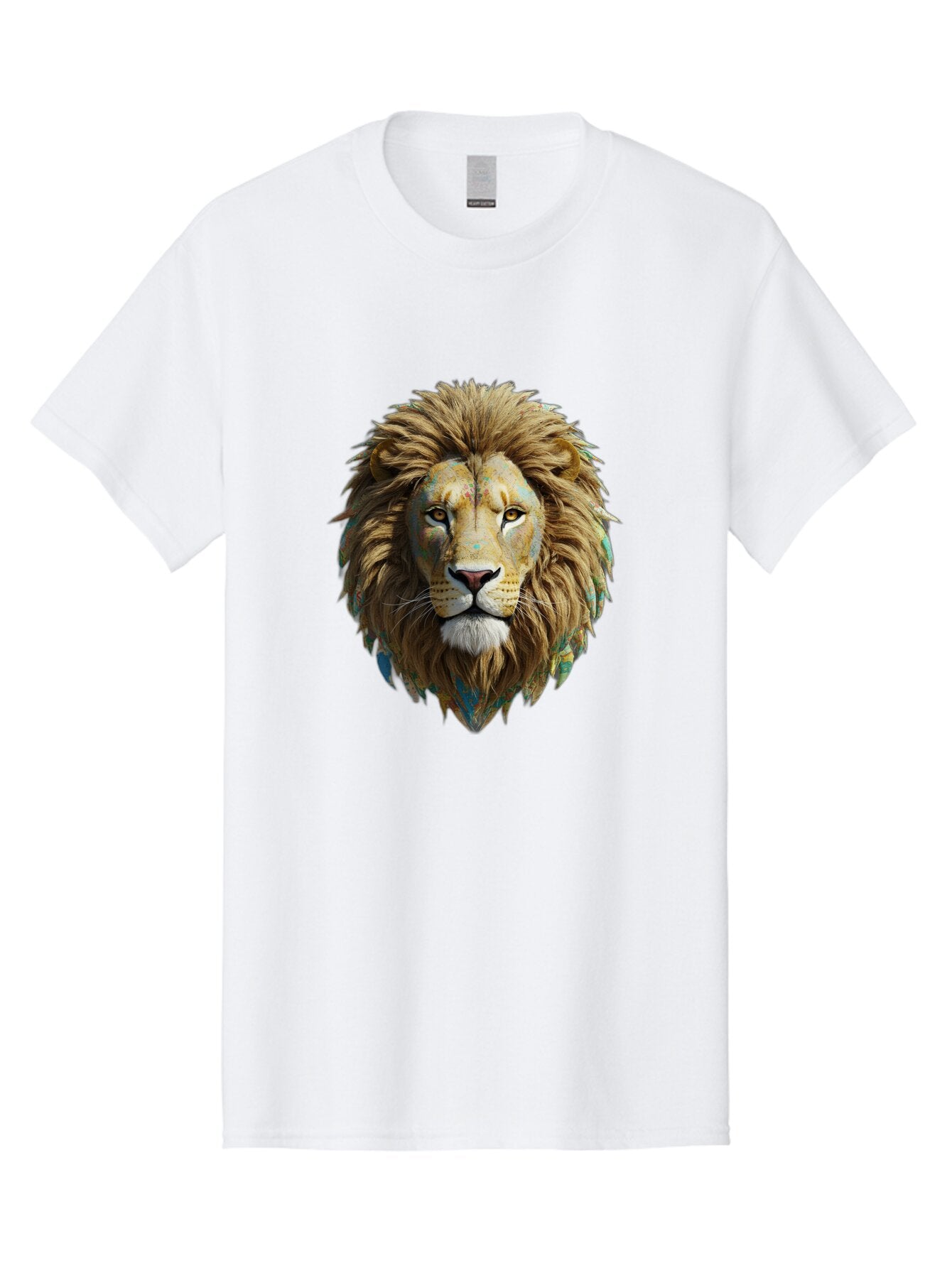 Lion-Head-3 Men'S Graphic Tee, 100% Cotton, Comfortable Casual Summer Wear, Machine Washable, Vintage Camera, Old Camera, Antique Camera, Black Camera, Classic Photography, Photography Equipment, Nostalgic Device, Film Camera, Camera Art Bar084 2