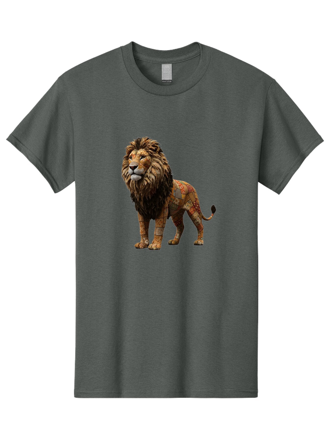 Lion-Mosaic Men'S Graphic Tee, 100% Cotton, Comfortable Casual Summer Wear, Machine Washable, Vintage Camera, Old Camera, Antique Camera, Black Camera, Classic Photography, Photography Equipment, Nostalgic Device, Film Camera, Camera Art Bar086 14