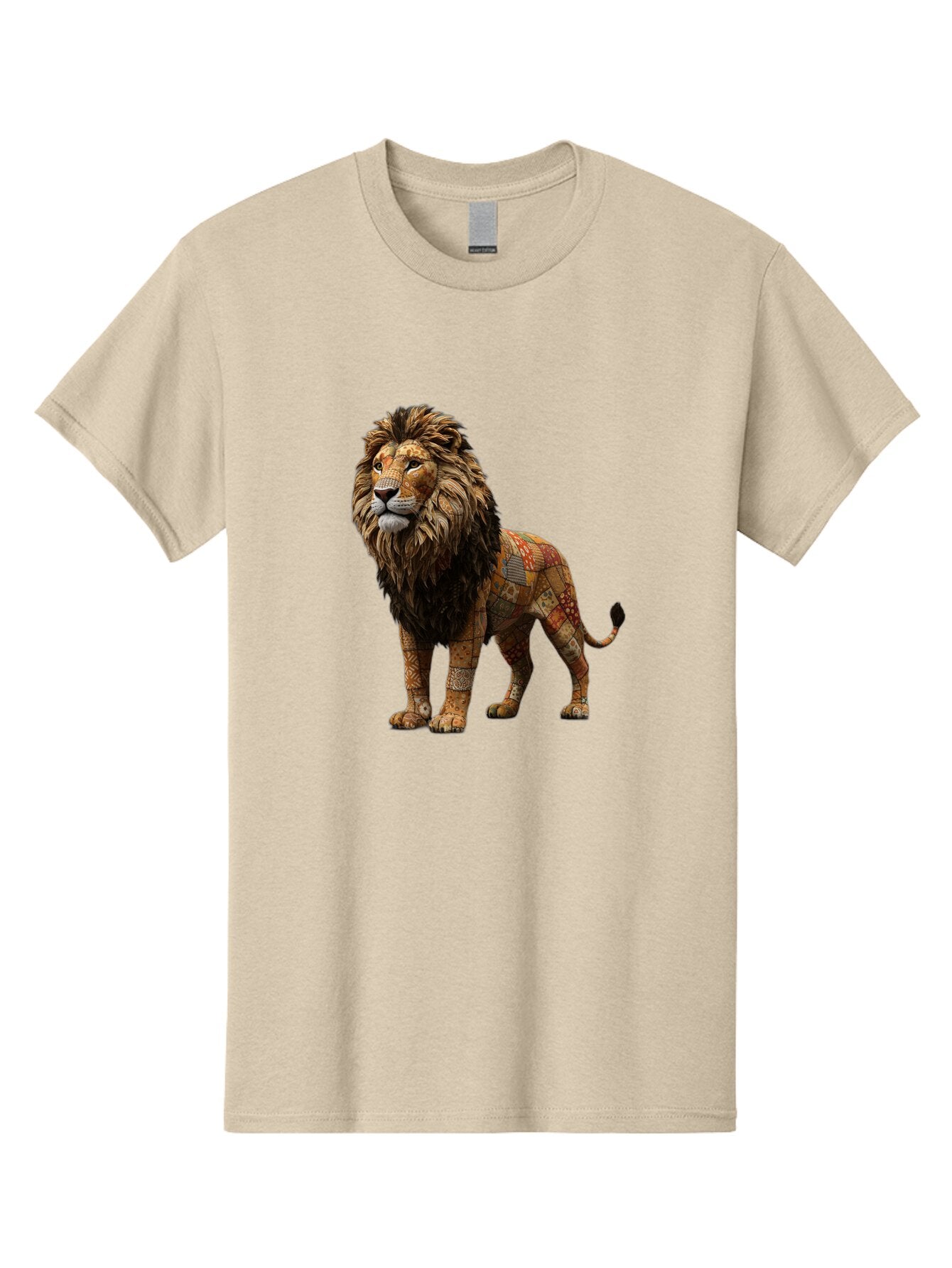 Lion-Mosaic Men'S Graphic Tee, 100% Cotton, Comfortable Casual Summer Wear, Machine Washable, Vintage Camera, Old Camera, Antique Camera, Black Camera, Classic Photography, Photography Equipment, Nostalgic Device, Film Camera, Camera Art Bar086 3