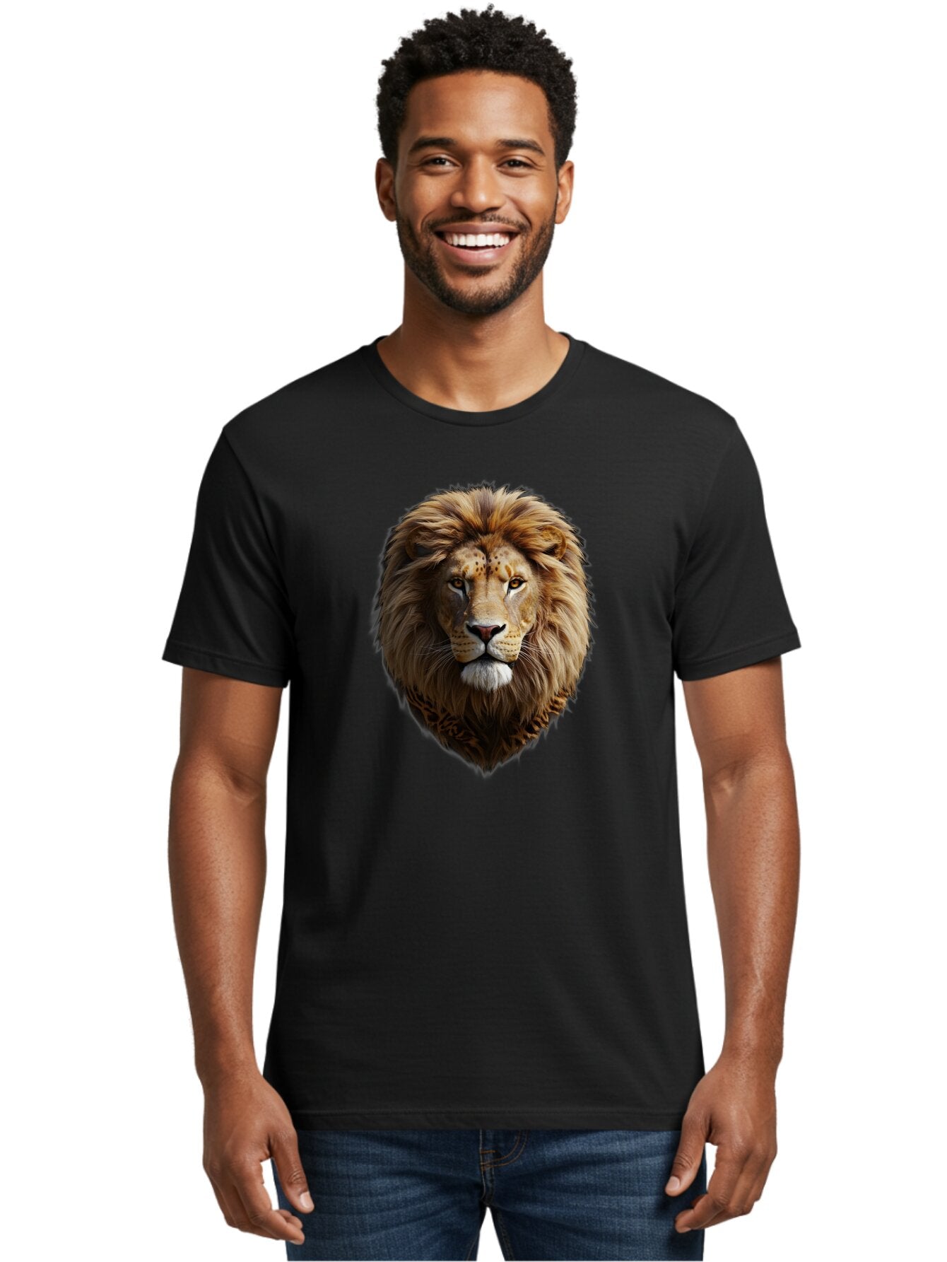 Lion-Portrait Men'S Graphic Tee, 100% Cotton, Comfortable Casual Summer Wear, Machine Washable, Vintage Camera, Old Camera, Antique Camera, Black Camera, Classic Photography, Photography Equipment, Nostalgic Device, Film Camera, Camera Art Bar087 21