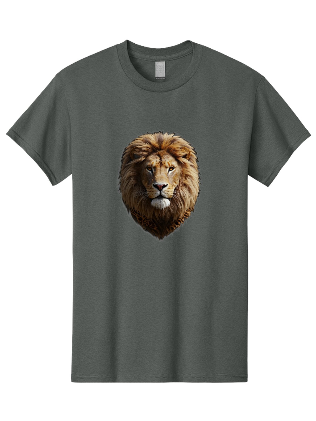 Lion-Portrait Men'S Graphic Tee, 100% Cotton, Comfortable Casual Summer Wear, Machine Washable, Vintage Camera, Old Camera, Antique Camera, Black Camera, Classic Photography, Photography Equipment, Nostalgic Device, Film Camera, Camera Art Bar087 6