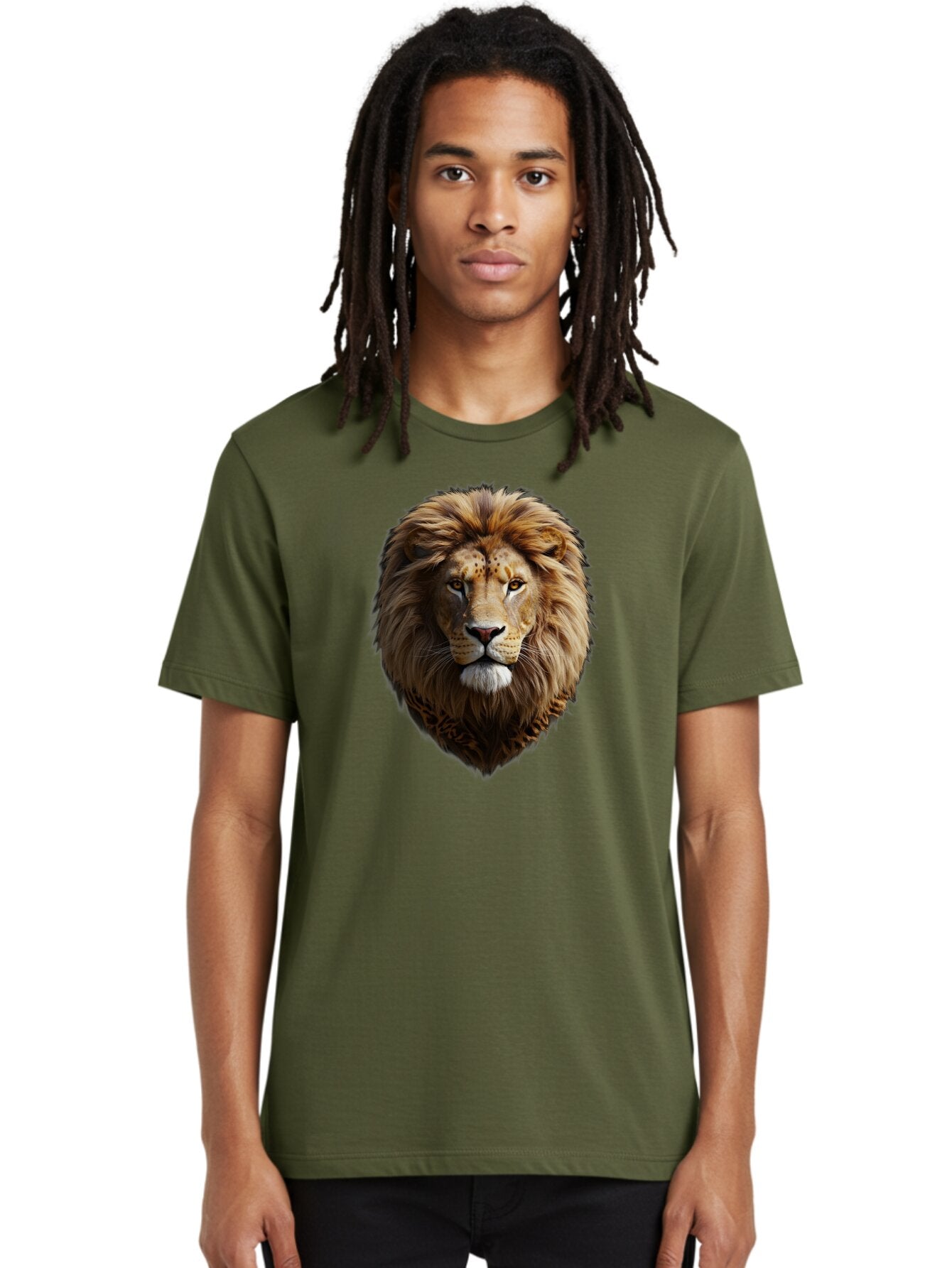 Lion-Portrait Men'S Graphic Tee, 100% Cotton, Comfortable Casual Summer Wear, Machine Washable, Vintage Camera, Old Camera, Antique Camera, Black Camera, Classic Photography, Photography Equipment, Nostalgic Device, Film Camera, Camera Art Bar087 16