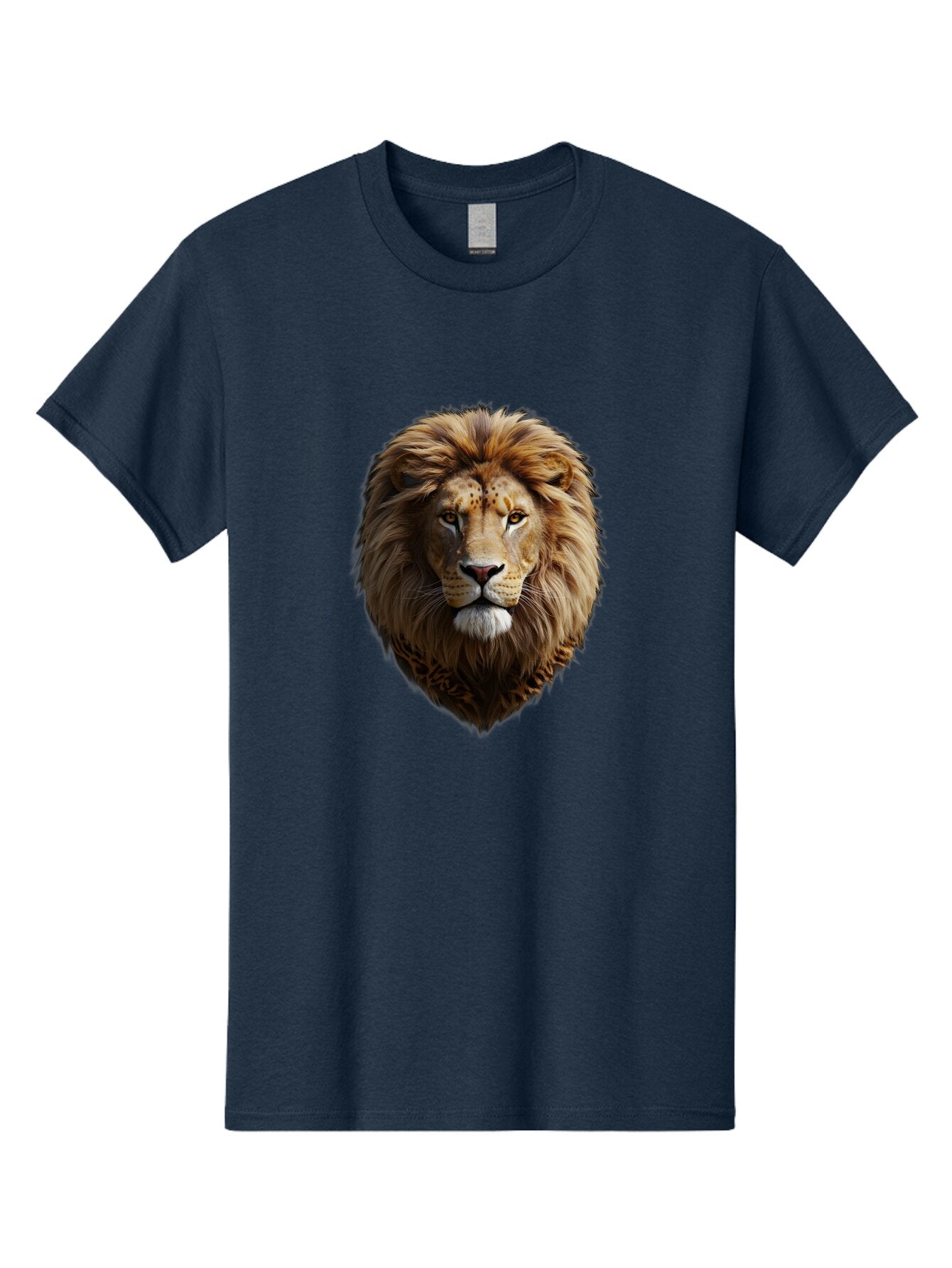 Lion-Portrait Men'S Graphic Tee, 100% Cotton, Comfortable Casual Summer Wear, Machine Washable, Vintage Camera, Old Camera, Antique Camera, Black Camera, Classic Photography, Photography Equipment, Nostalgic Device, Film Camera, Camera Art Bar087 1