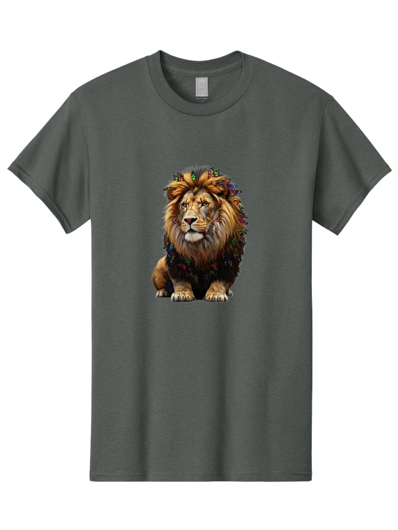 Lion-With-Butterflies Men'S Graphic Tee, 100% Cotton, Comfortable Casual Summer Wear, Machine Washable, Vintage Camera, Old Camera, Antique Camera, Black Camera, Classic Photography, Photography Equipment, Nostalgic Device, Film Camera, Bar088 11