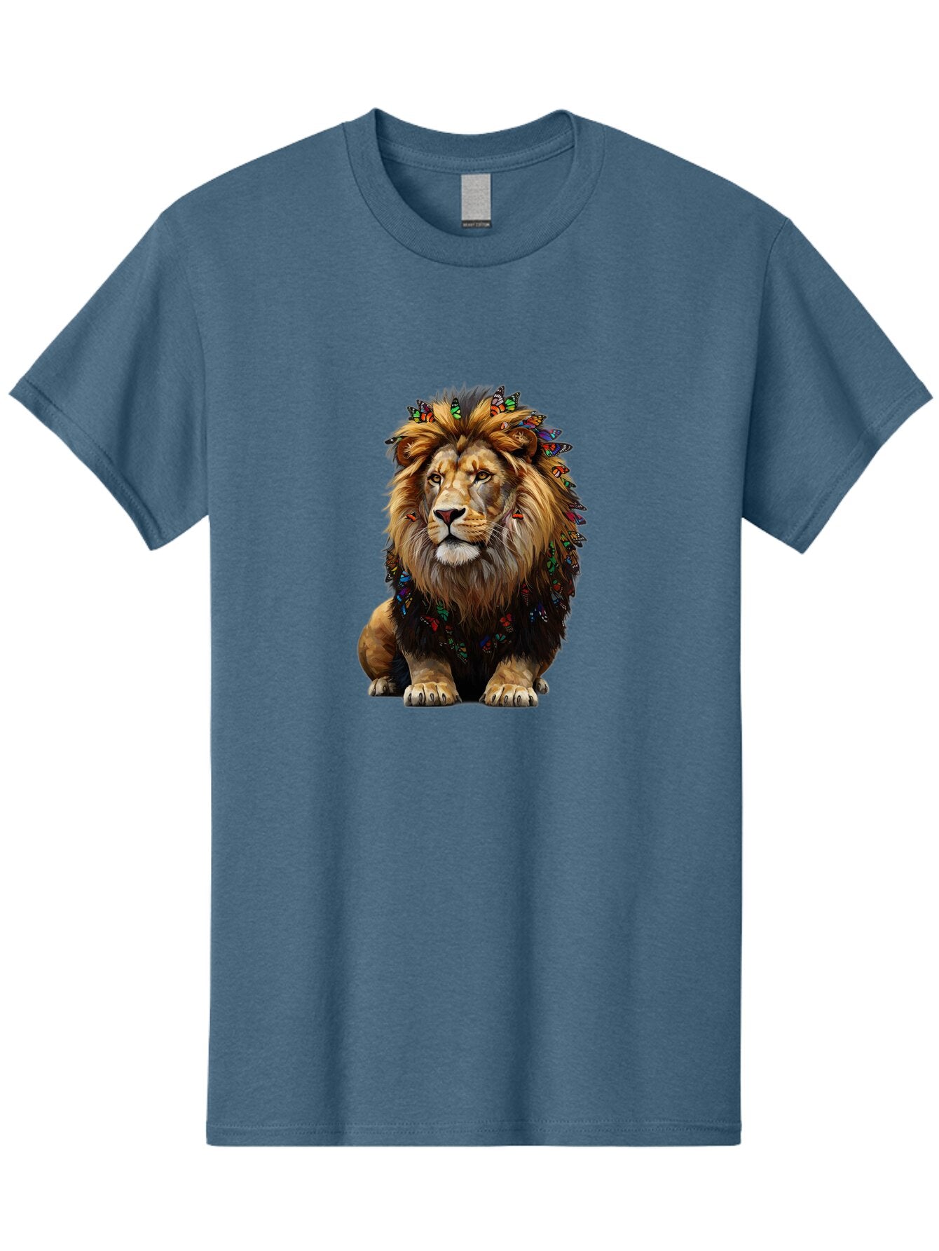 Lion-With-Butterflies Men'S Graphic Tee, 100% Cotton, Comfortable Casual Summer Wear, Machine Washable, Vintage Camera, Old Camera, Antique Camera, Black Camera, Classic Photography, Photography Equipment, Nostalgic Device, Film Camera, Bar088 12
