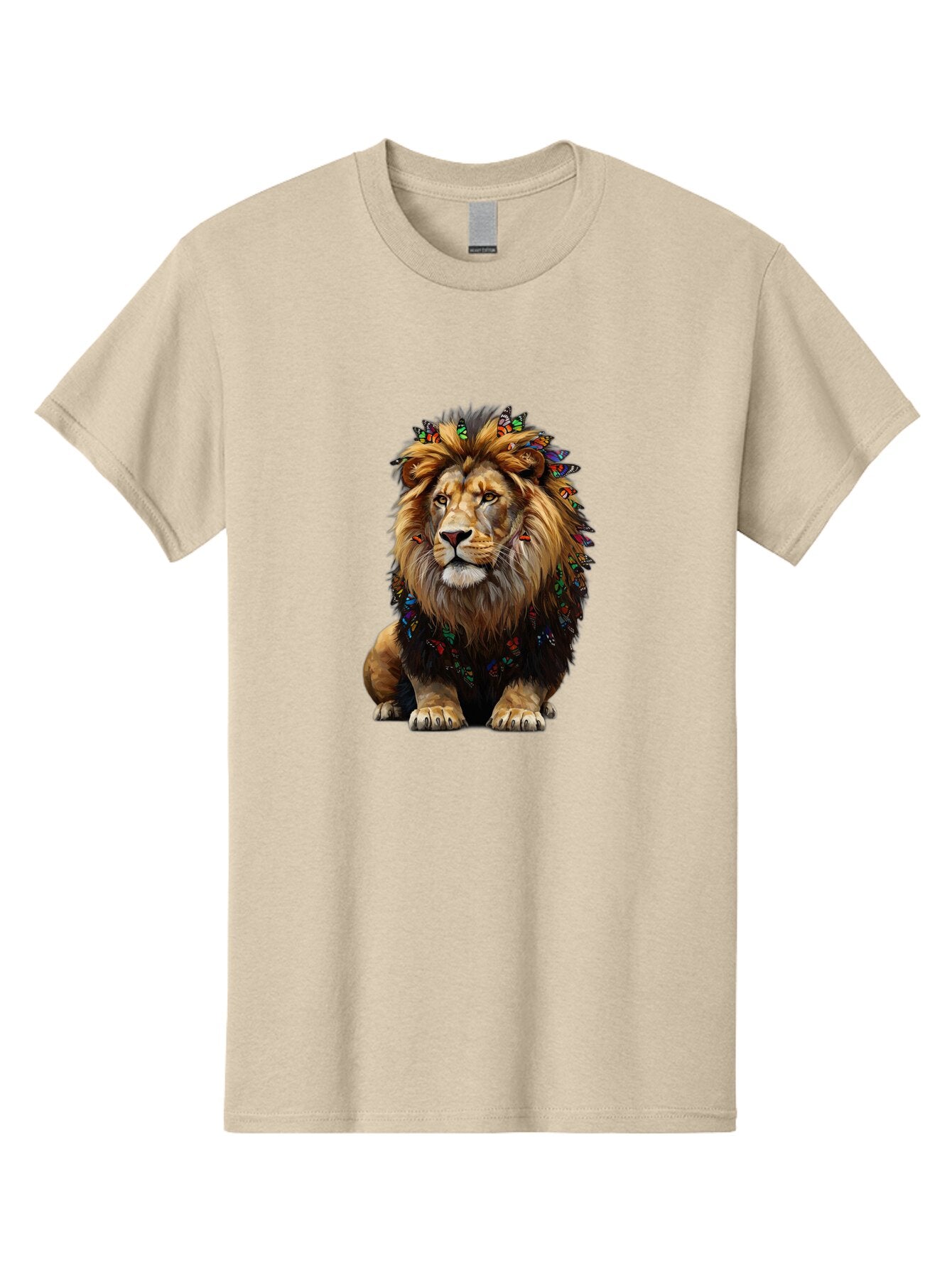 Lion-With-Butterflies Men'S Graphic Tee, 100% Cotton, Comfortable Casual Summer Wear, Machine Washable, Vintage Camera, Old Camera, Antique Camera, Black Camera, Classic Photography, Photography Equipment, Nostalgic Device, Film Camera, Bar088 13
