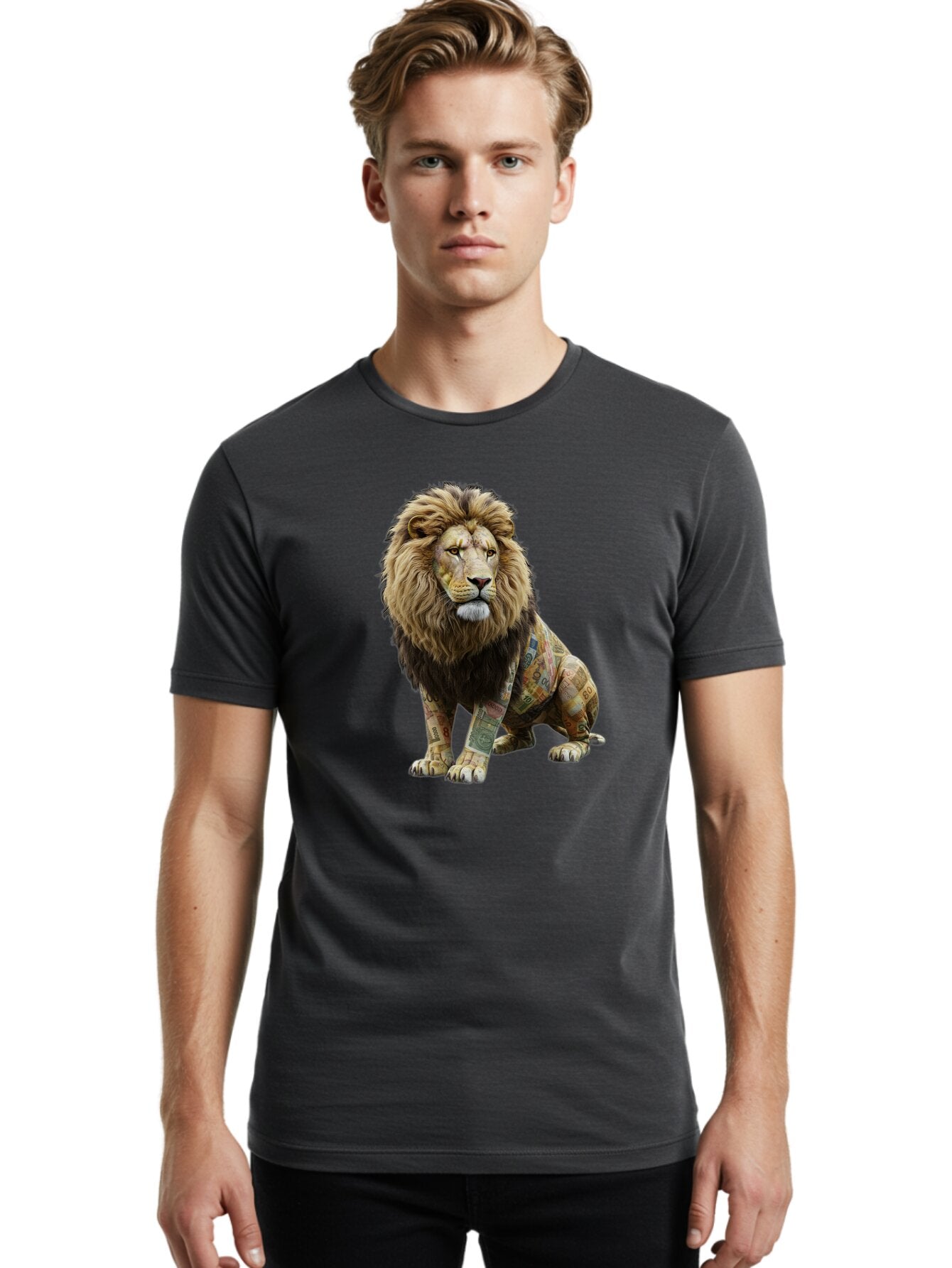 Lion-With-Dollar-Bills Men'S Graphic Tee, 100% Cotton, Comfortable Casual Summer Wear, Machine Washable, Vintage Camera, Old Camera, Antique Camera, Black Camera, Classic Photography, Photography Equipment, Nostalgic Device, Film Camera, Bar089 26