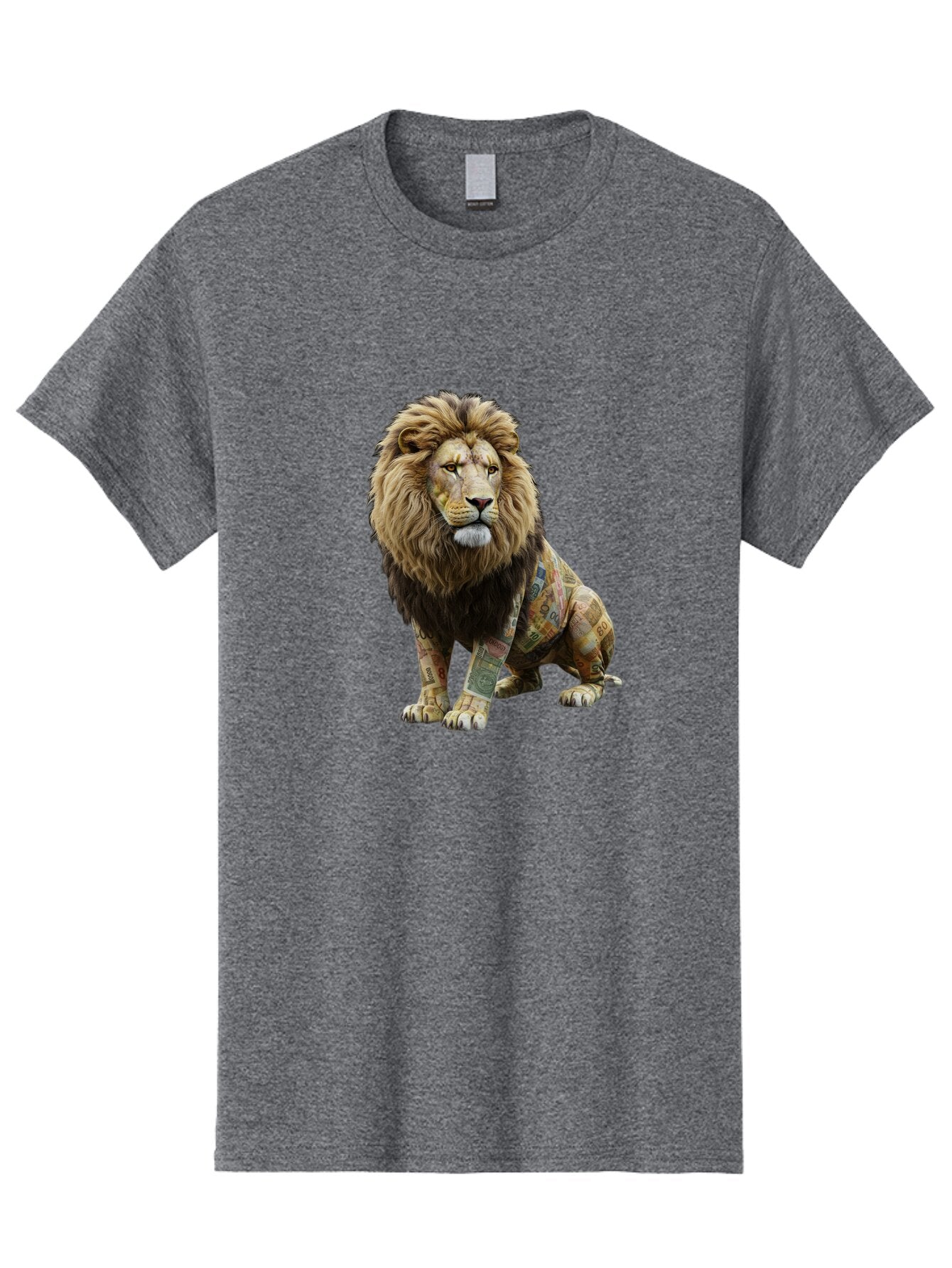 Lion-With-Dollar-Bills Men'S Graphic Tee, 100% Cotton, Comfortable Casual Summer Wear, Machine Washable, Vintage Camera, Old Camera, Antique Camera, Black Camera, Classic Photography, Photography Equipment, Nostalgic Device, Film Camera, Bar089 1