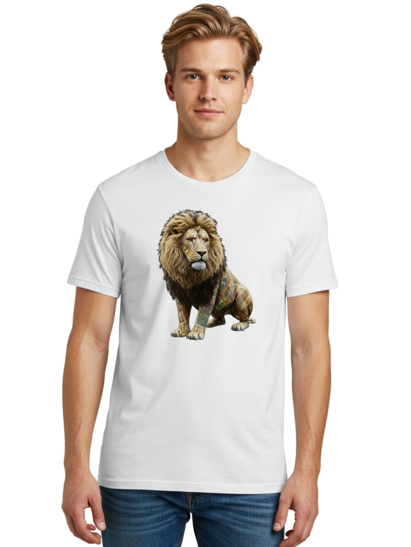 Lion-With-Dollar-Bills Men'S Graphic Tee, 100% Cotton, Comfortable Casual Summer Wear, Machine Washable, Vintage Camera, Old Camera, Antique Camera, Black Camera, Classic Photography, Photography Equipment, Nostalgic Device, Film Camera, Bar089 17