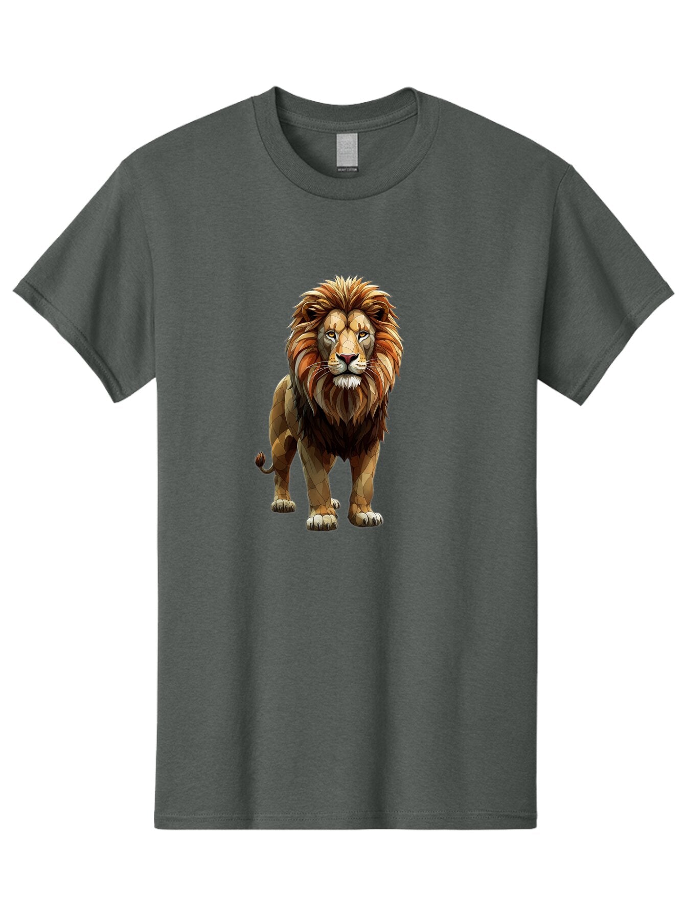 Lion Men'S Graphic Tee, 100% Cotton, Comfortable Casual Summer Wear, Machine Washable, Vintage Camera, Old Camera, Antique Camera, Black Camera, Classic Photography, Photography Equipment, Nostalgic Device, Film Camera, Camera Art Bar090 1