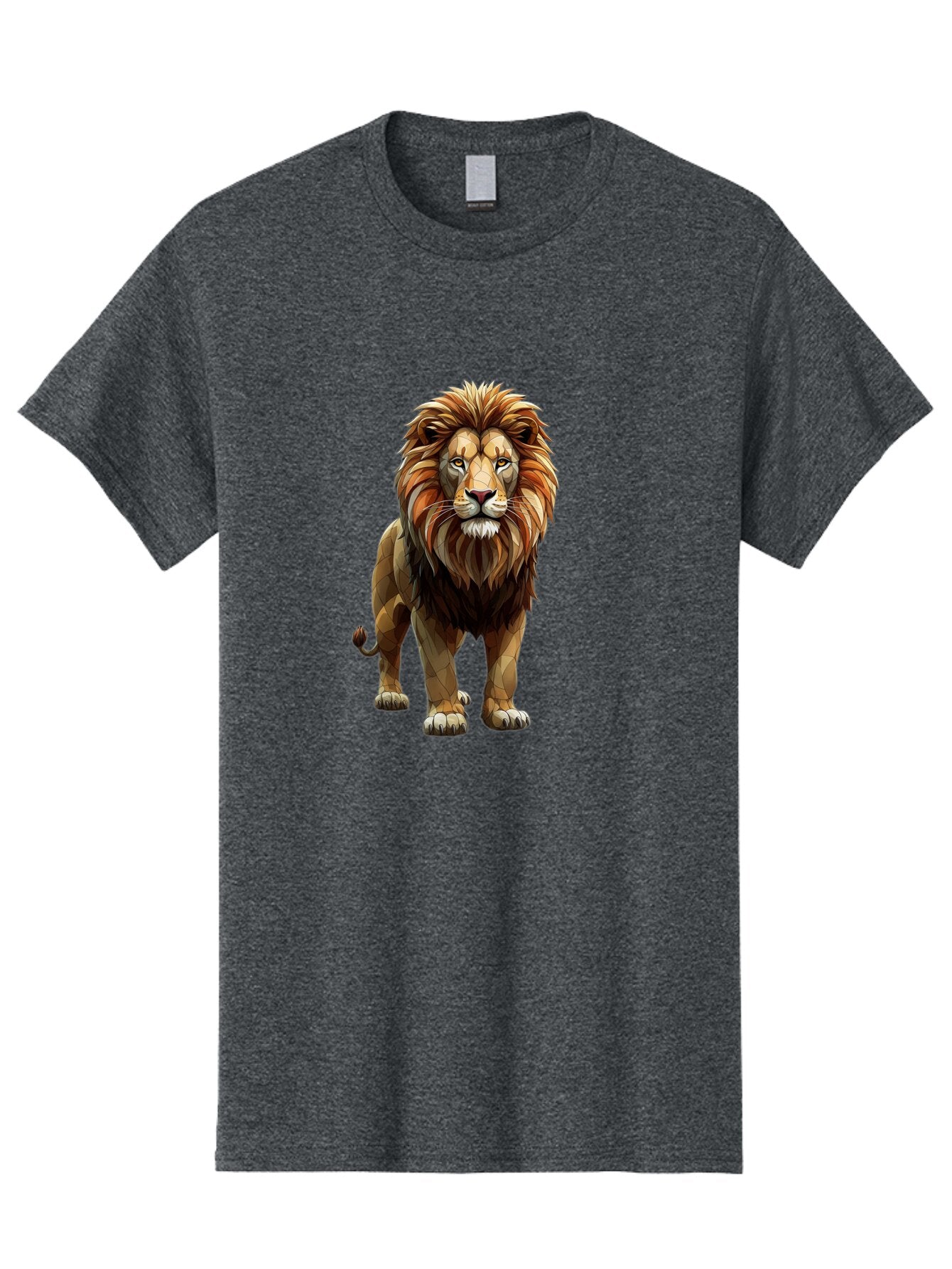 Lion Men'S Graphic Tee, 100% Cotton, Comfortable Casual Summer Wear, Machine Washable, Vintage Camera, Old Camera, Antique Camera, Black Camera, Classic Photography, Photography Equipment, Nostalgic Device, Film Camera, Camera Art Bar090 7