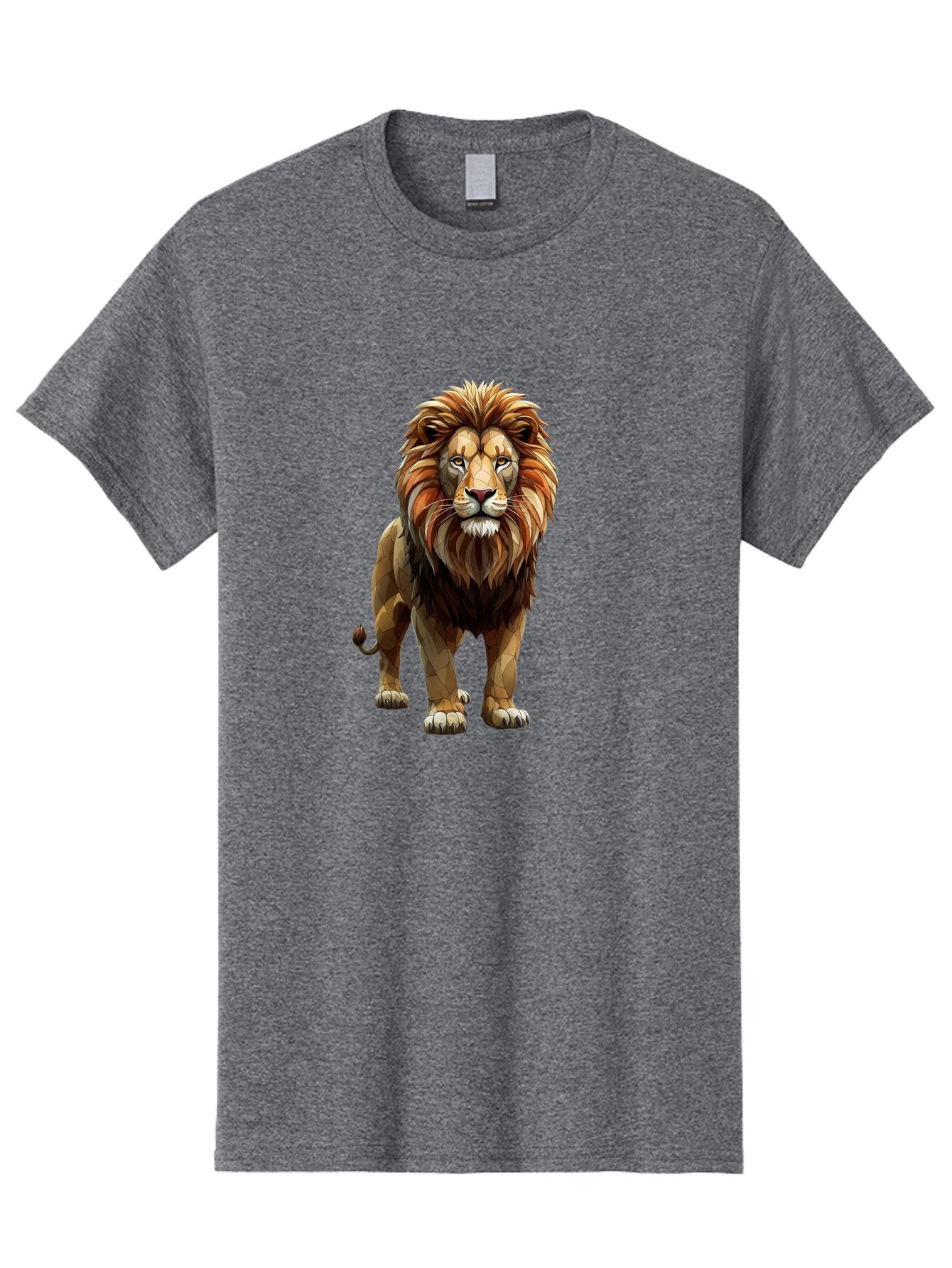 Lion Men'S Graphic Tee, 100% Cotton, Comfortable Casual Summer Wear, Machine Washable, Vintage Camera, Old Camera, Antique Camera, Black Camera, Classic Photography, Photography Equipment, Nostalgic Device, Film Camera, Camera Art Bar090 6