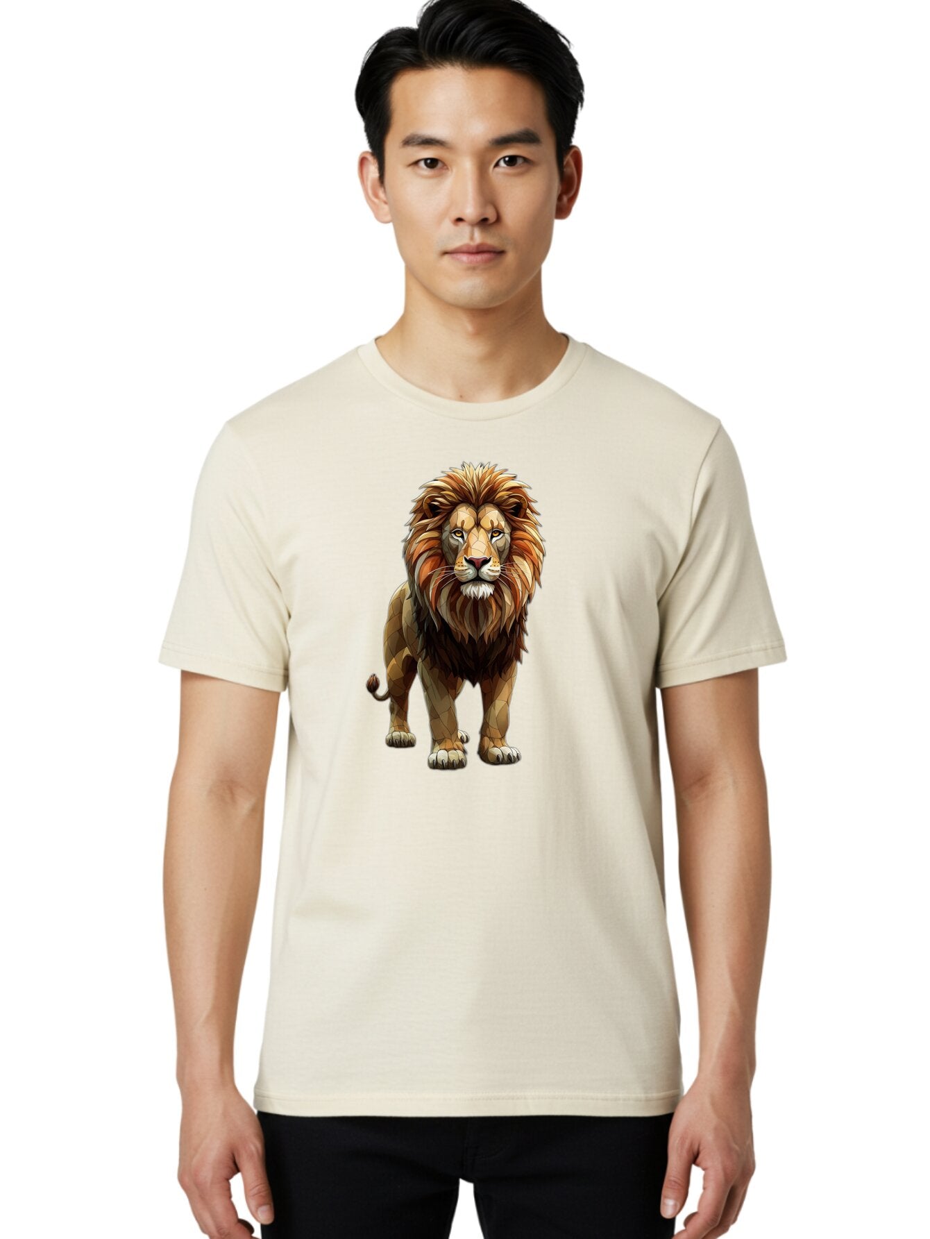 Lion Men'S Graphic Tee, 100% Cotton, Comfortable Casual Summer Wear, Machine Washable, Vintage Camera, Old Camera, Antique Camera, Black Camera, Classic Photography, Photography Equipment, Nostalgic Device, Film Camera, Camera Art Bar090 29