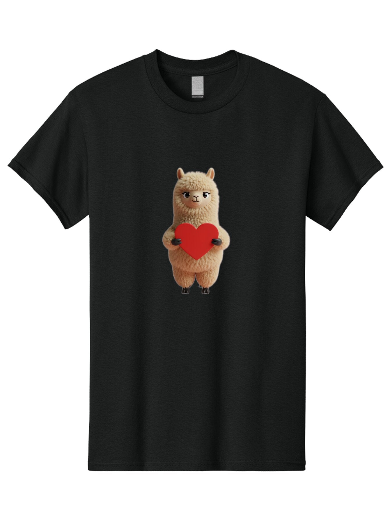 Llama-Holding-Heart Men'S Graphic Tee, 100% Cotton, Comfortable Casual Summer Wear, Machine Washable, Vintage Camera, Old Camera, Antique Camera, Black Camera, Classic Photography, Photography Equipment, Nostalgic Device, Film Camera, Bar092 12