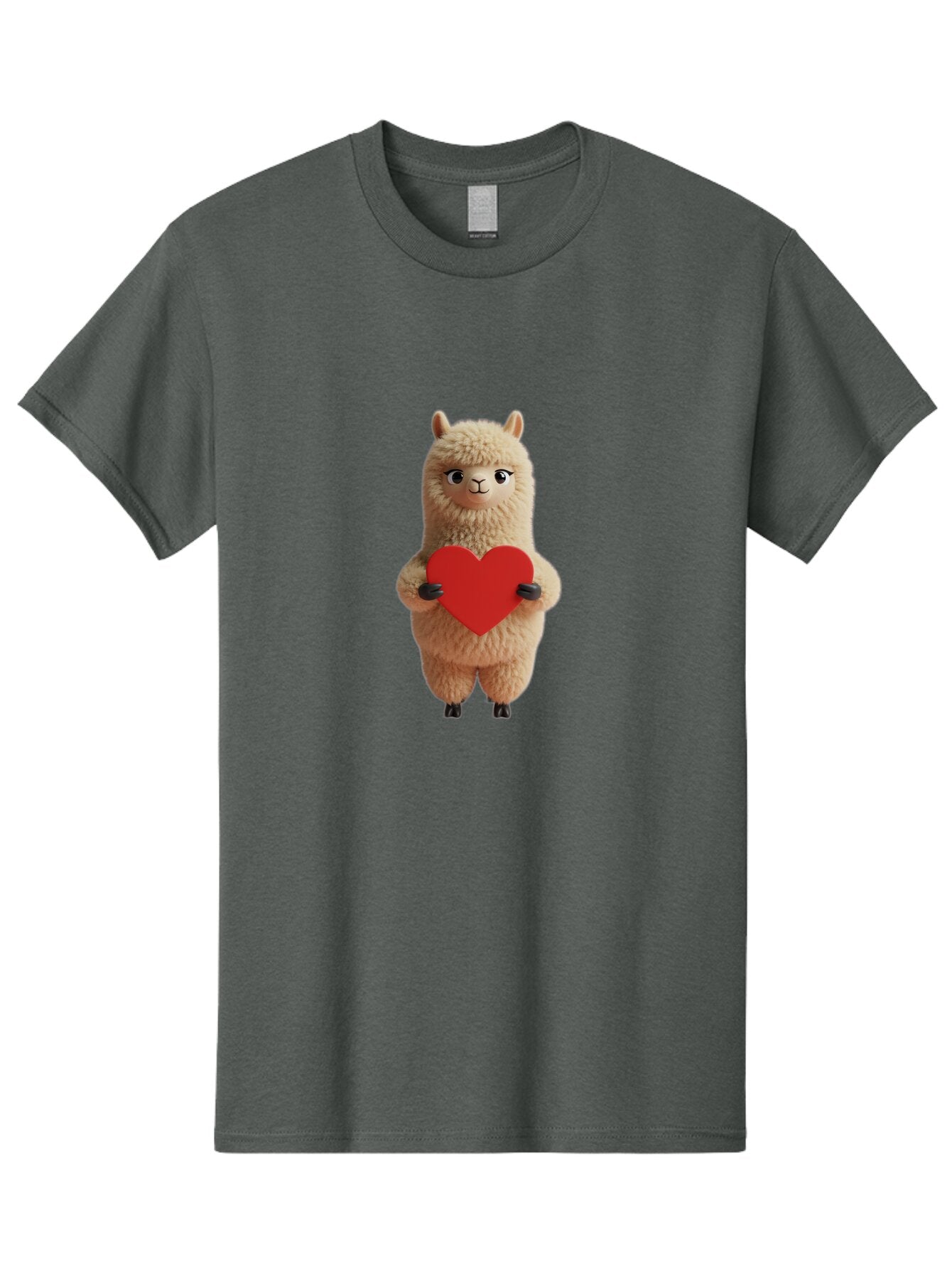 Llama-Holding-Heart Men'S Graphic Tee, 100% Cotton, Comfortable Casual Summer Wear, Machine Washable, Vintage Camera, Old Camera, Antique Camera, Black Camera, Classic Photography, Photography Equipment, Nostalgic Device, Film Camera, Bar092 8