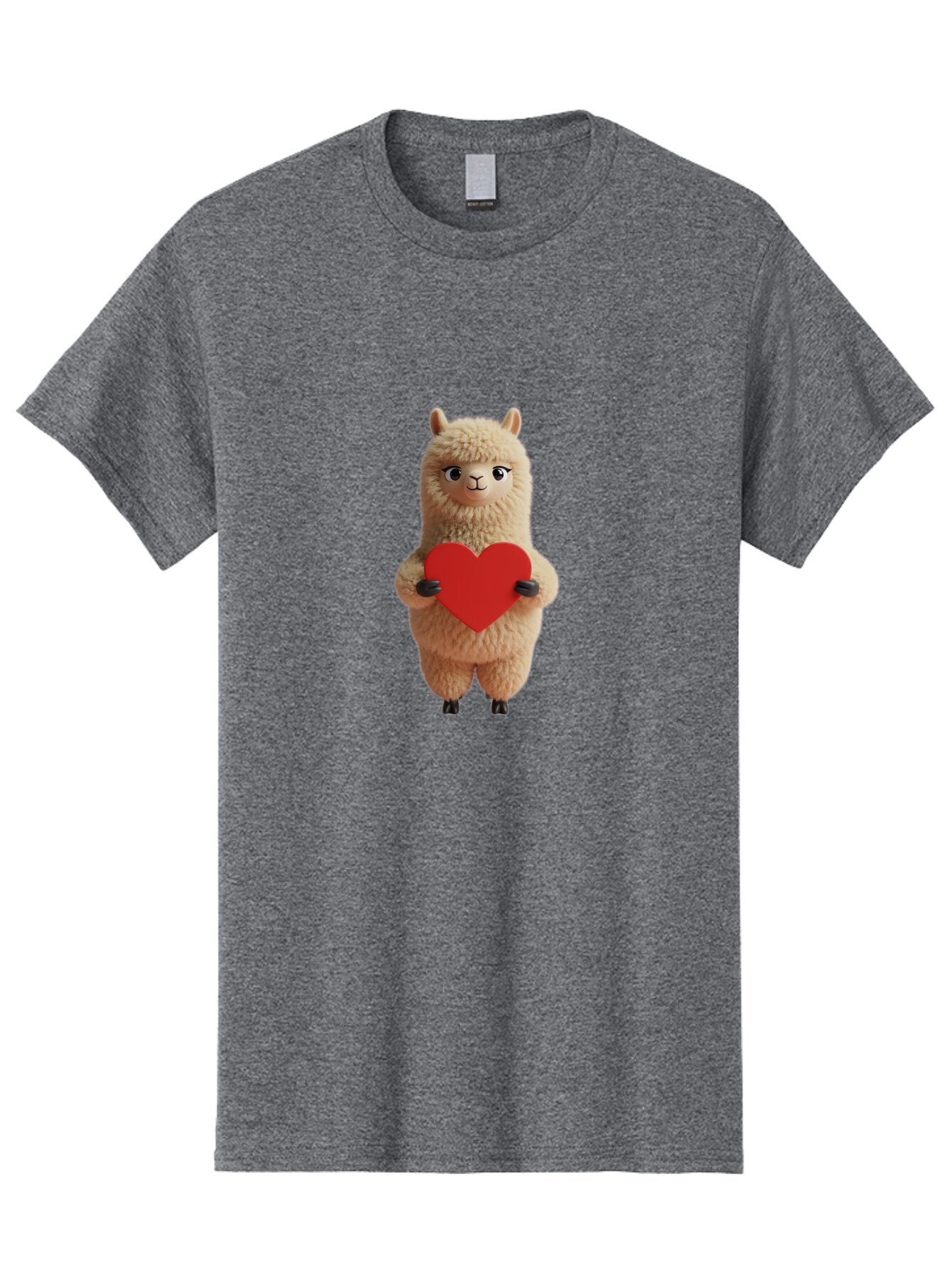Llama-Holding-Heart Men'S Graphic Tee, 100% Cotton, Comfortable Casual Summer Wear, Machine Washable, Vintage Camera, Old Camera, Antique Camera, Black Camera, Classic Photography, Photography Equipment, Nostalgic Device, Film Camera, Bar092 11