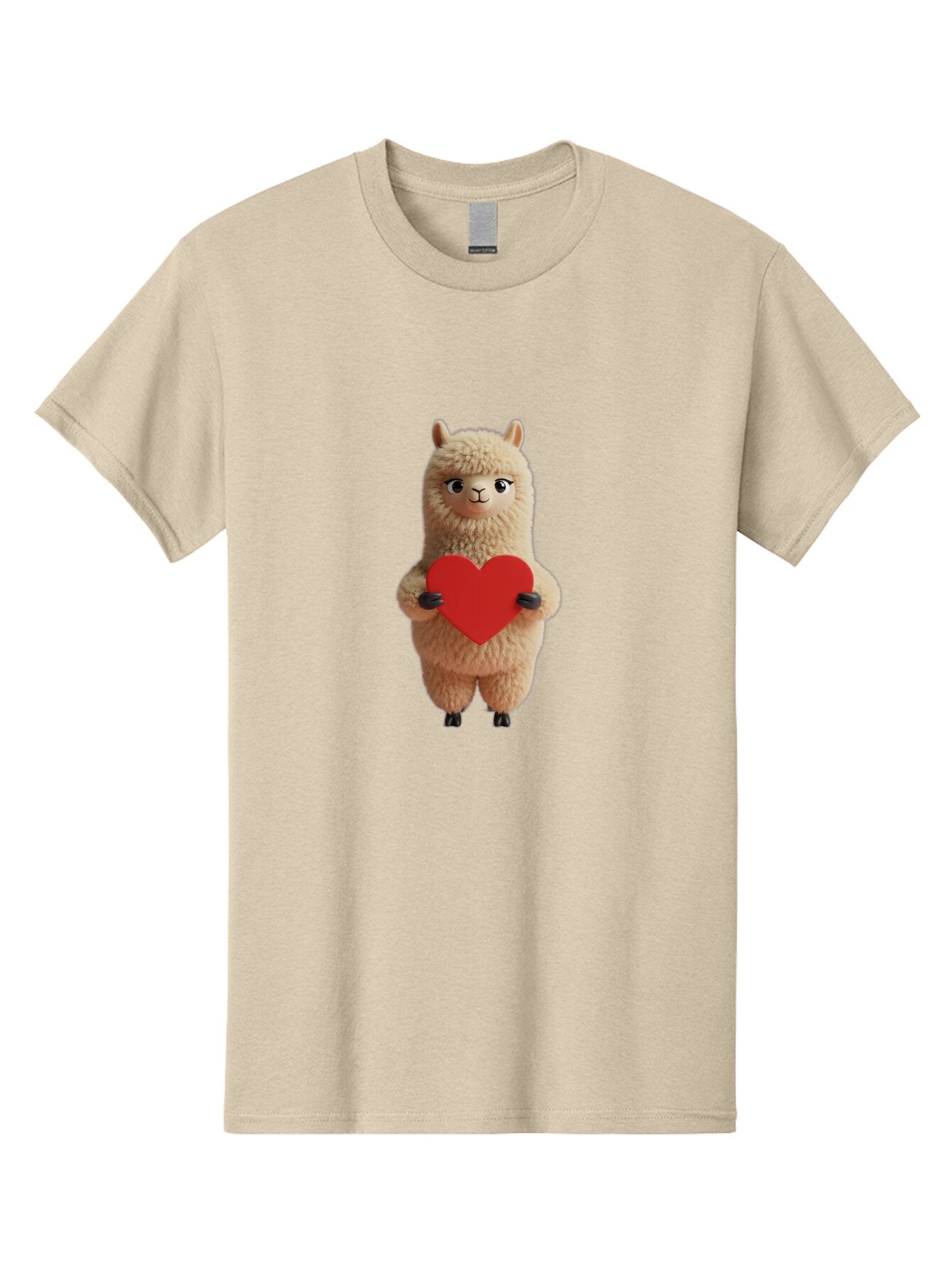Llama-Holding-Heart Men'S Graphic Tee, 100% Cotton, Comfortable Casual Summer Wear, Machine Washable, Vintage Camera, Old Camera, Antique Camera, Black Camera, Classic Photography, Photography Equipment, Nostalgic Device, Film Camera, Bar092 3