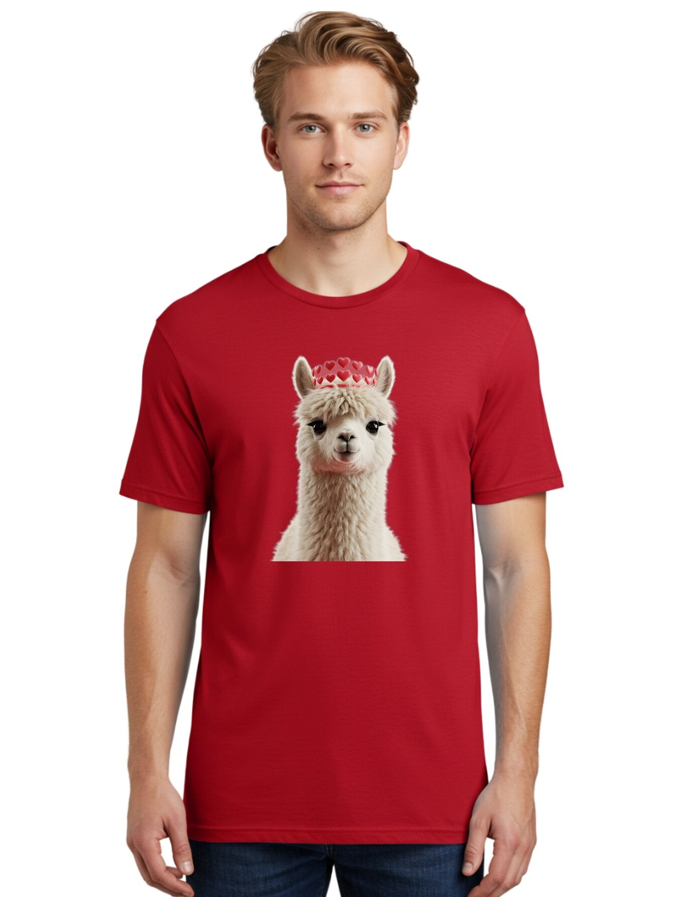 Llama-With-Heart-Tiara Men'S Graphic Tee, 100% Cotton, Comfortable Casual Summer Wear, Machine Washable, Vintage Camera, Old Camera, Antique Camera, Black Camera, Classic Photography, Photography Equipment, Nostalgic Device, Film Camera, Bar095 25