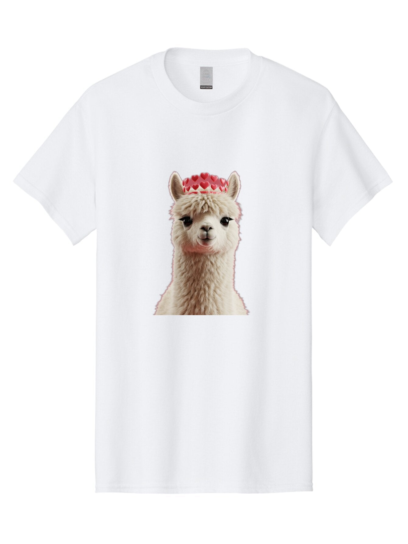 Llama-With-Heart-Tiara Men'S Graphic Tee, 100% Cotton, Comfortable Casual Summer Wear, Machine Washable, Vintage Camera, Old Camera, Antique Camera, Black Camera, Classic Photography, Photography Equipment, Nostalgic Device, Film Camera, Bar095 1