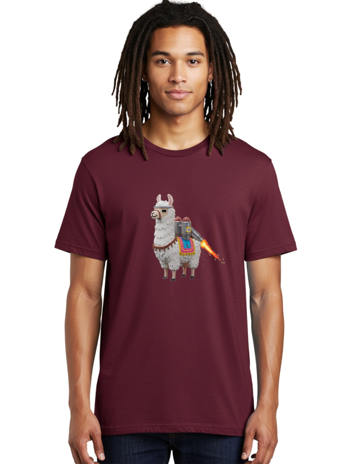 Llama-With-Jetpack Men'S Graphic Tee, 100% Cotton, Comfortable Casual Summer Wear, Machine Washable, Vintage Camera, Old Camera, Antique Camera, Black Camera, Classic Photography, Photography Equipment, Nostalgic Device, Film Camera, Bar097 30