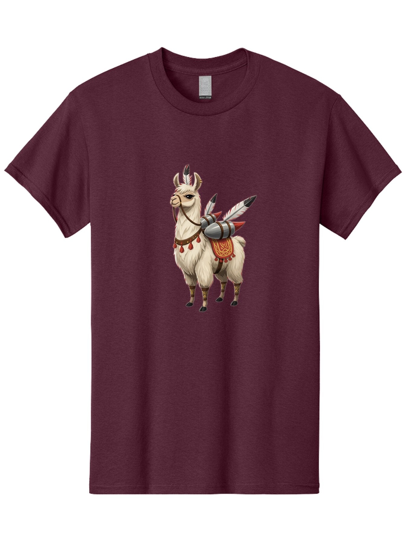 Llama-With-Quiver Men'S Graphic Tee, 100% Cotton, Comfortable Casual Summer Wear, Machine Washable, Vintage Camera, Old Camera, Antique Camera, Black Camera, Classic Photography, Photography Equipment, Nostalgic Device, Film Camera, Camera Art Bar098 2