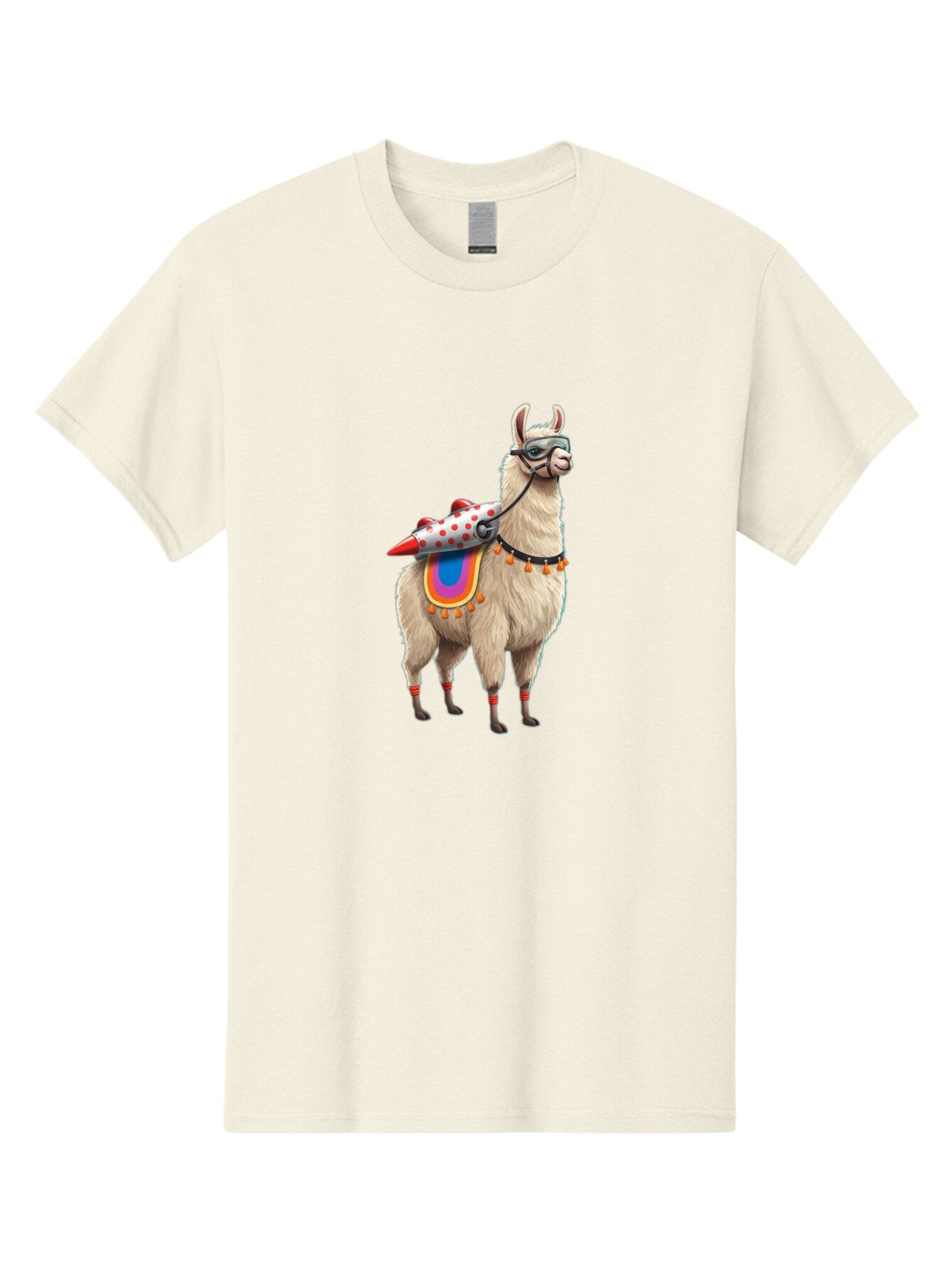 Llama-With-Rocket-1 Men'S Graphic Tee, 100% Cotton, Comfortable Casual Summer Wear, Machine Washable, Vintage Camera, Old Camera, Antique Camera, Black Camera, Classic Photography, Photography Equipment, Nostalgic Device, Film Camera, Bar099 3