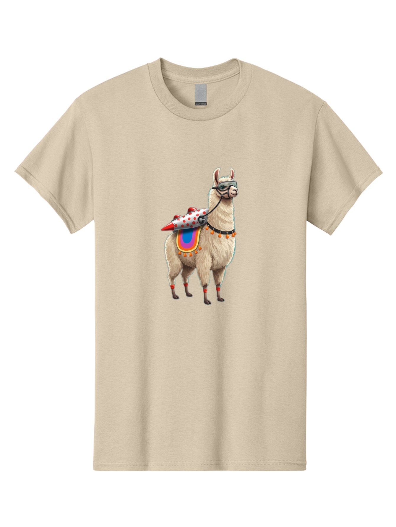 Llama-With-Rocket-1 Men'S Graphic Tee, 100% Cotton, Comfortable Casual Summer Wear, Machine Washable, Vintage Camera, Old Camera, Antique Camera, Black Camera, Classic Photography, Photography Equipment, Nostalgic Device, Film Camera, Bar099 7